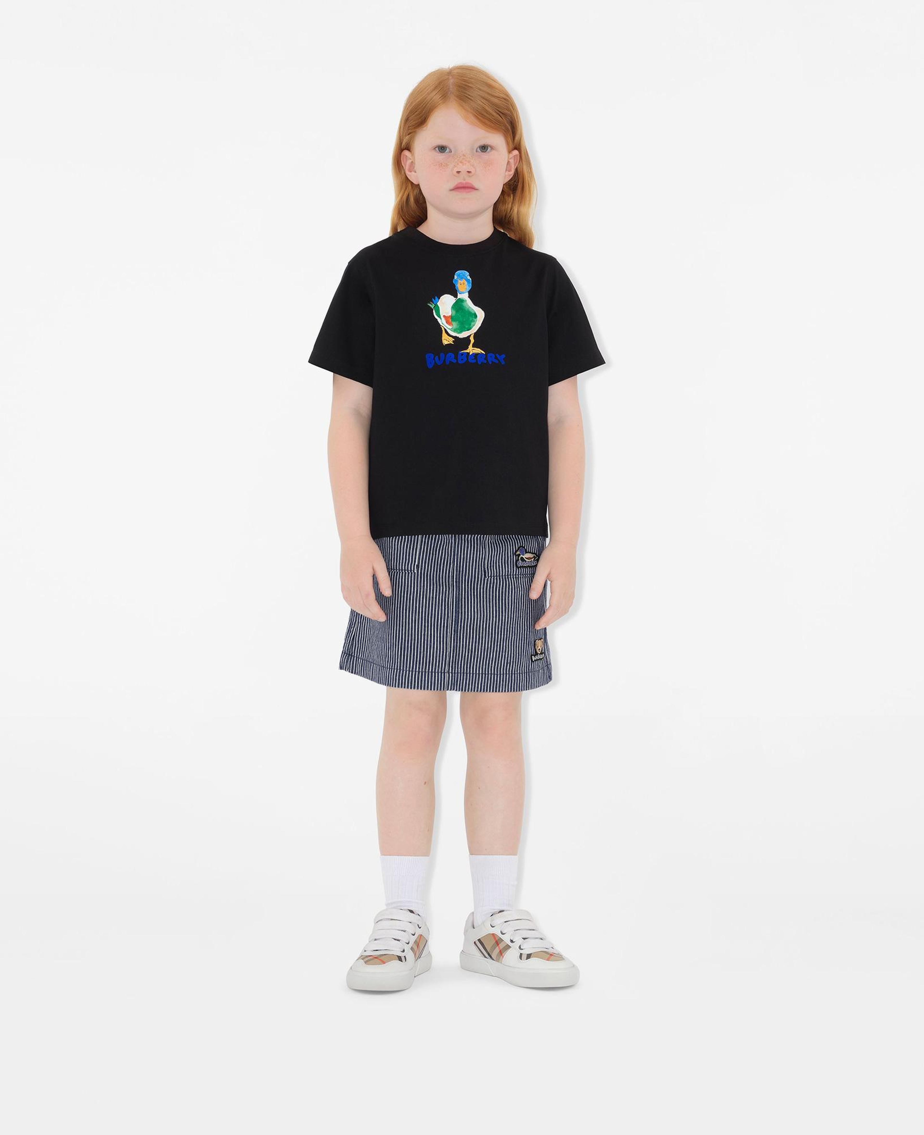 Burberry Çocuk Siyah T-Shirt