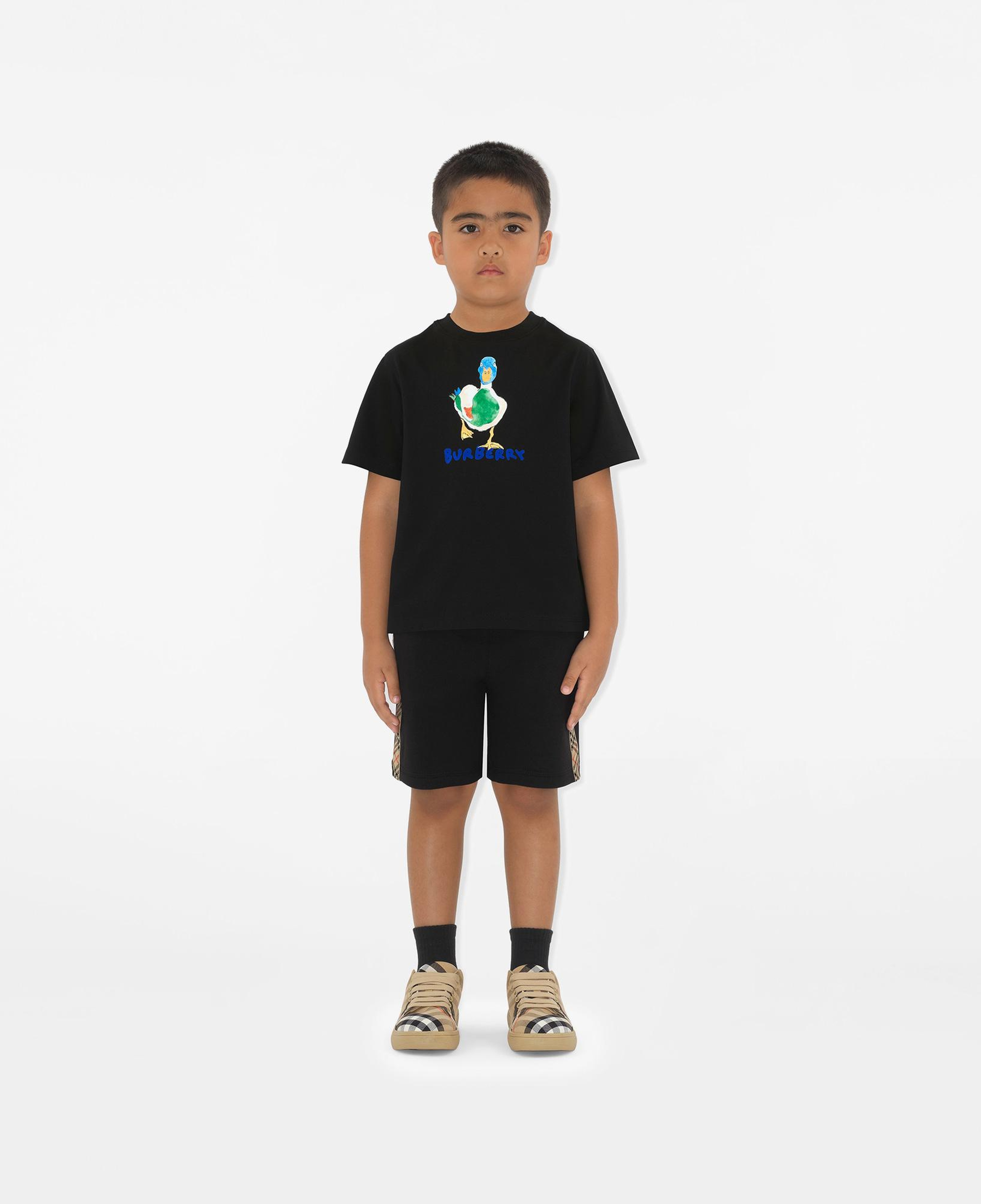 Burberry Çocuk Siyah T-Shirt