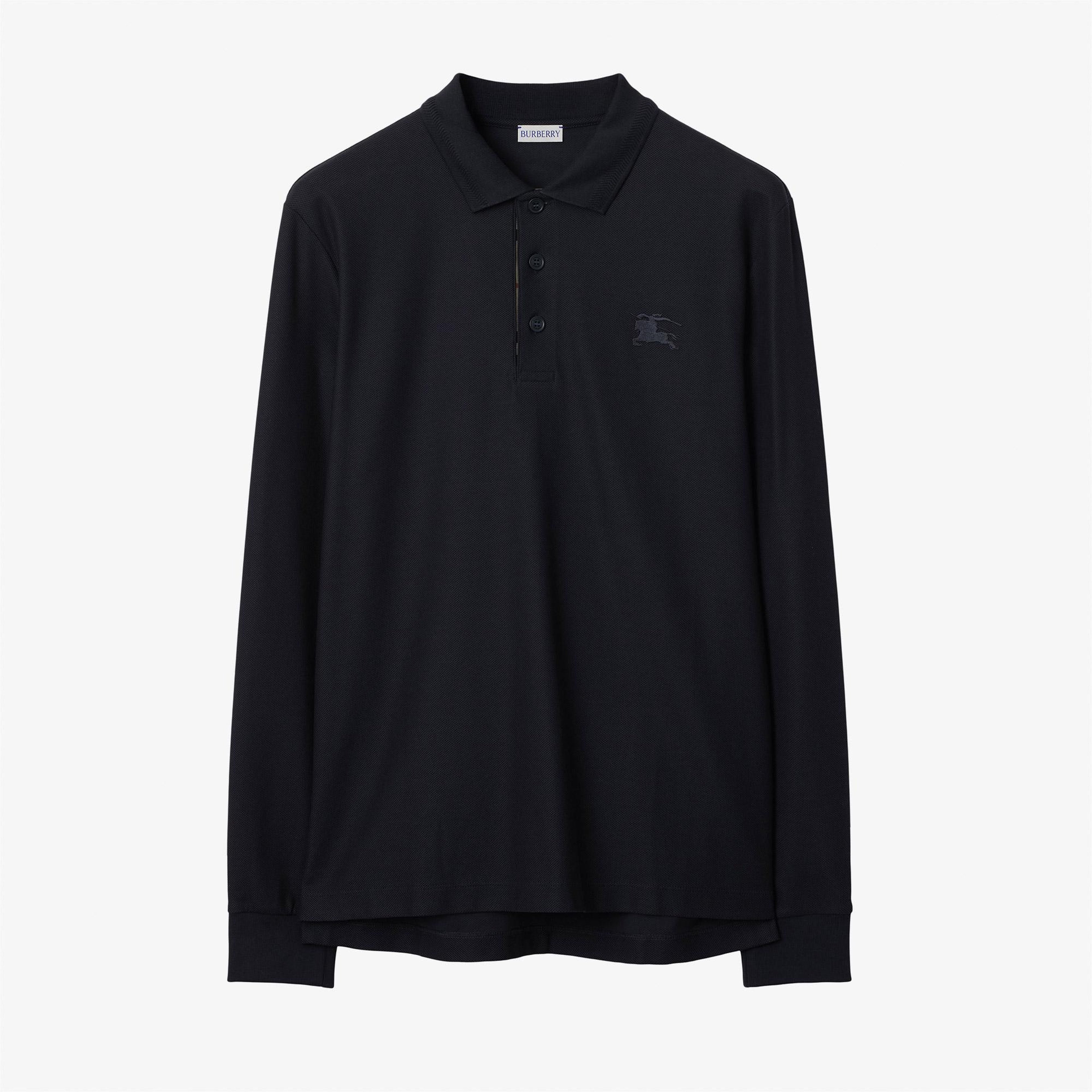 Burberry Pamuklu Erkek Lacivert Polo