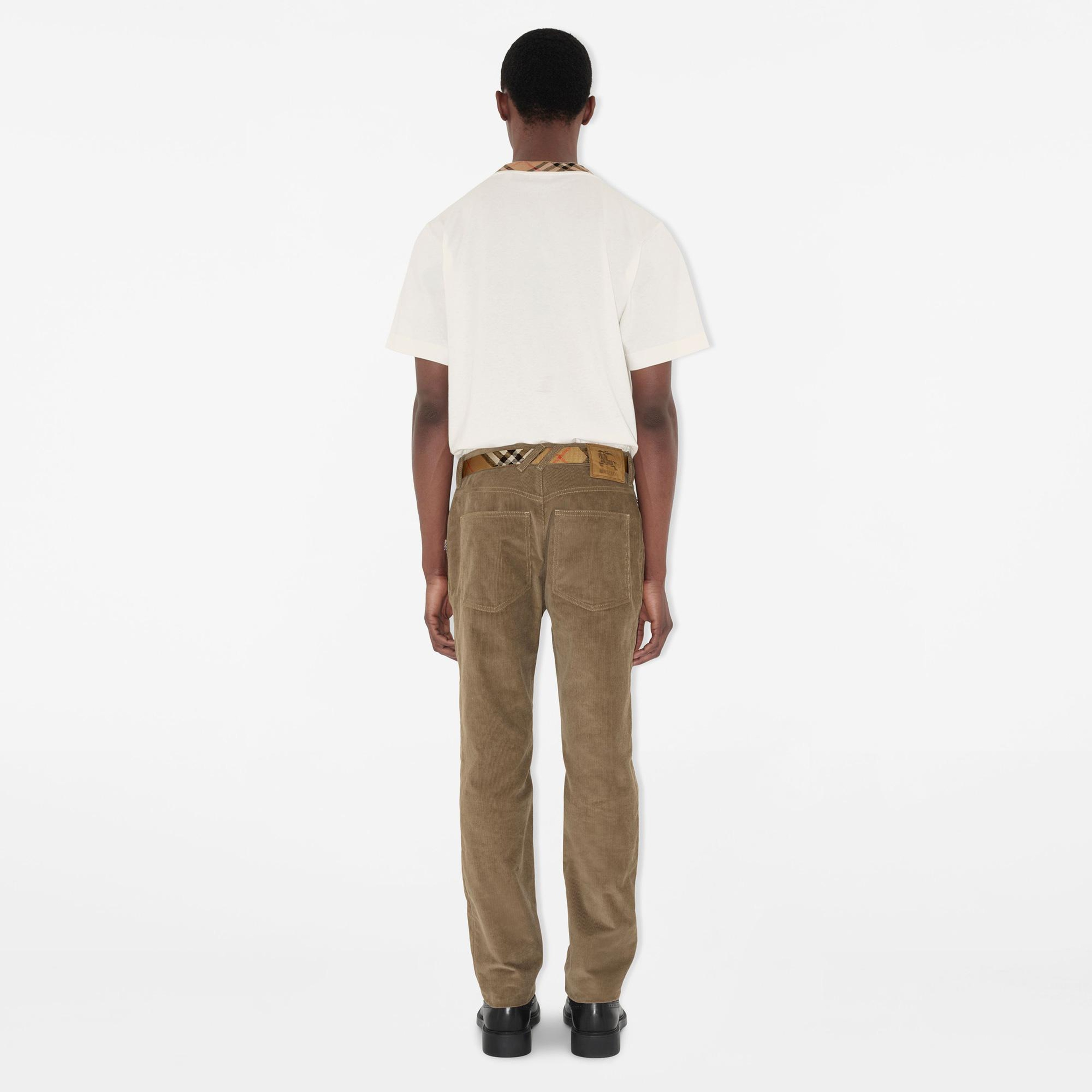 Burberry Erkek Haki Pantolon