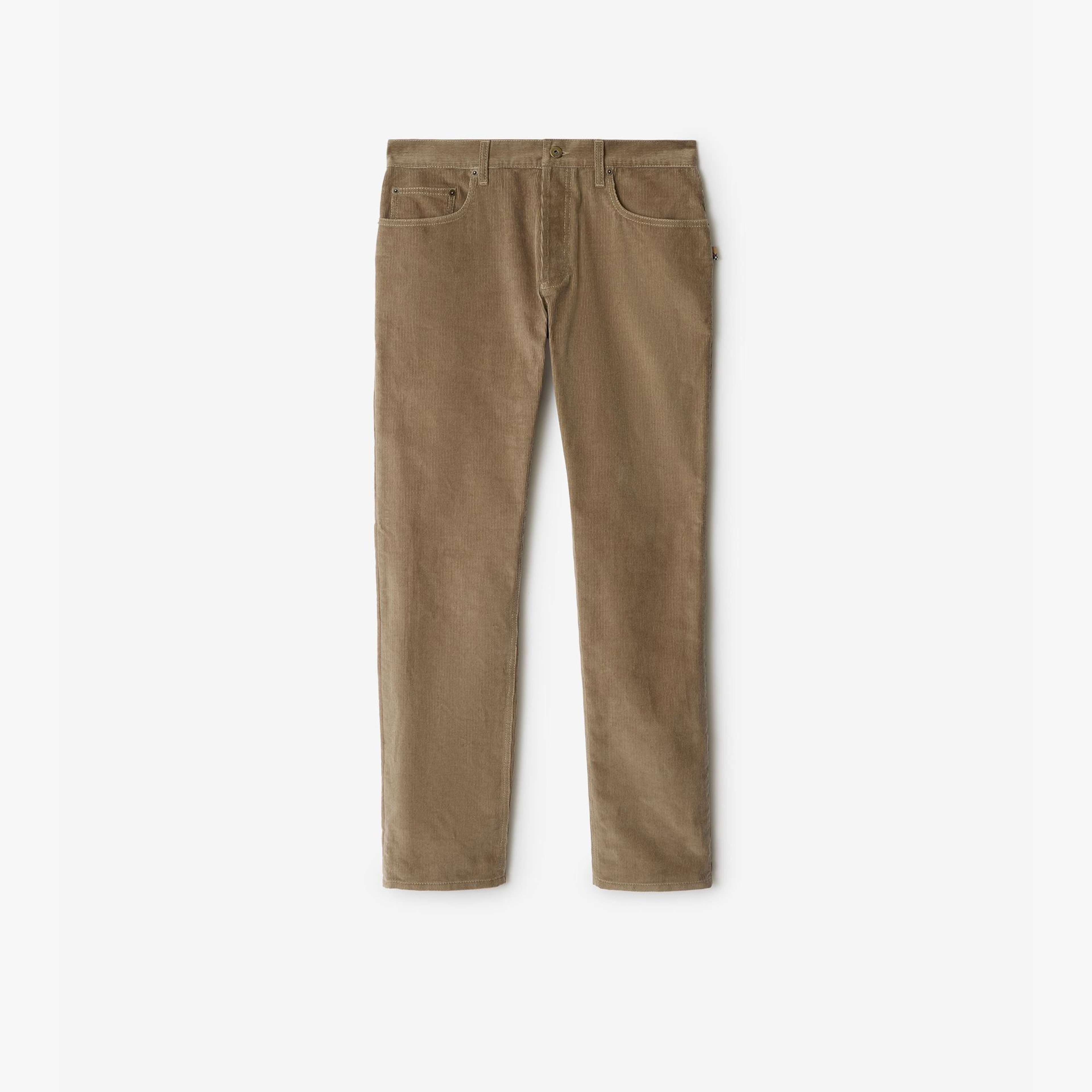 Burberry Erkek Haki Pantolon