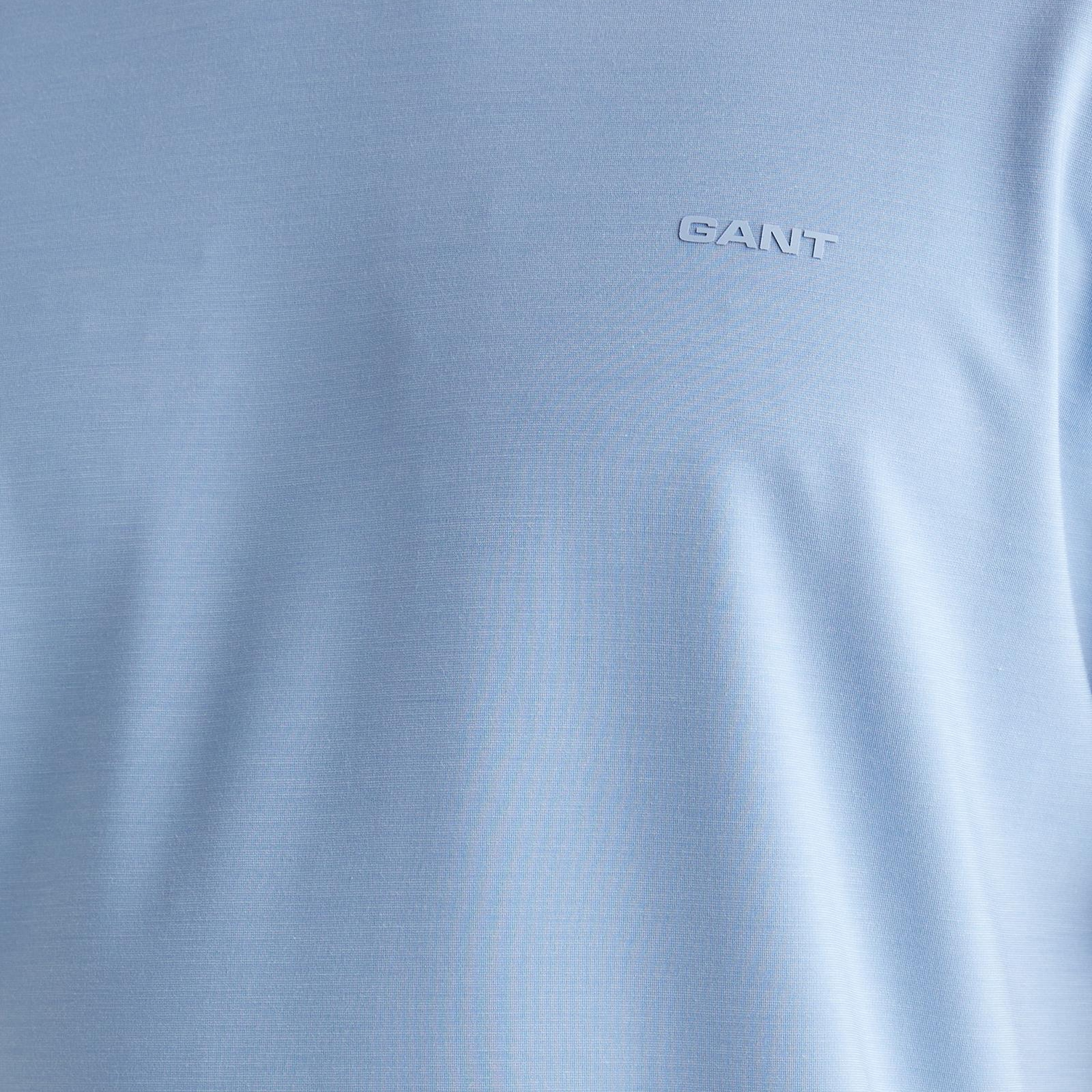 GANT Erkek Mavi Kısa Kollu T-Shirt