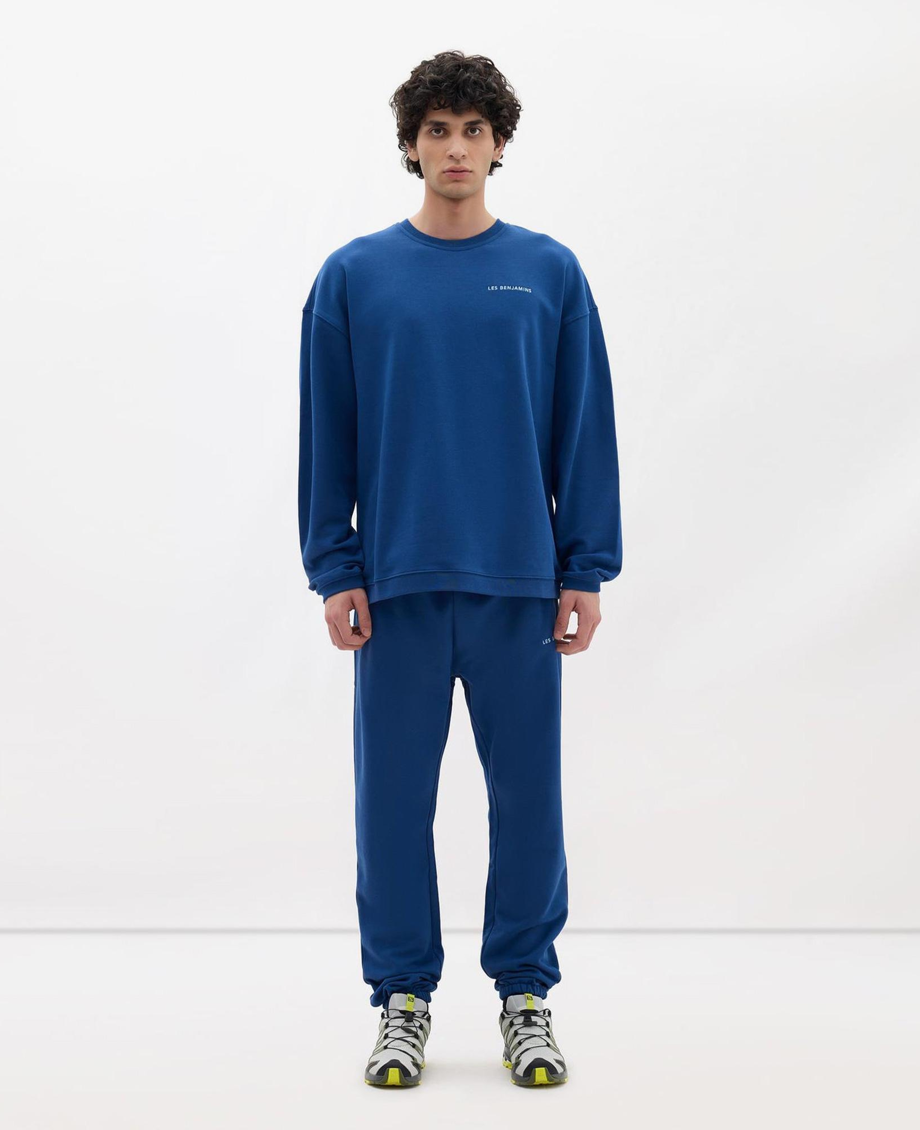 Les Benjamins Core Erkek Mavi Sweatshirt