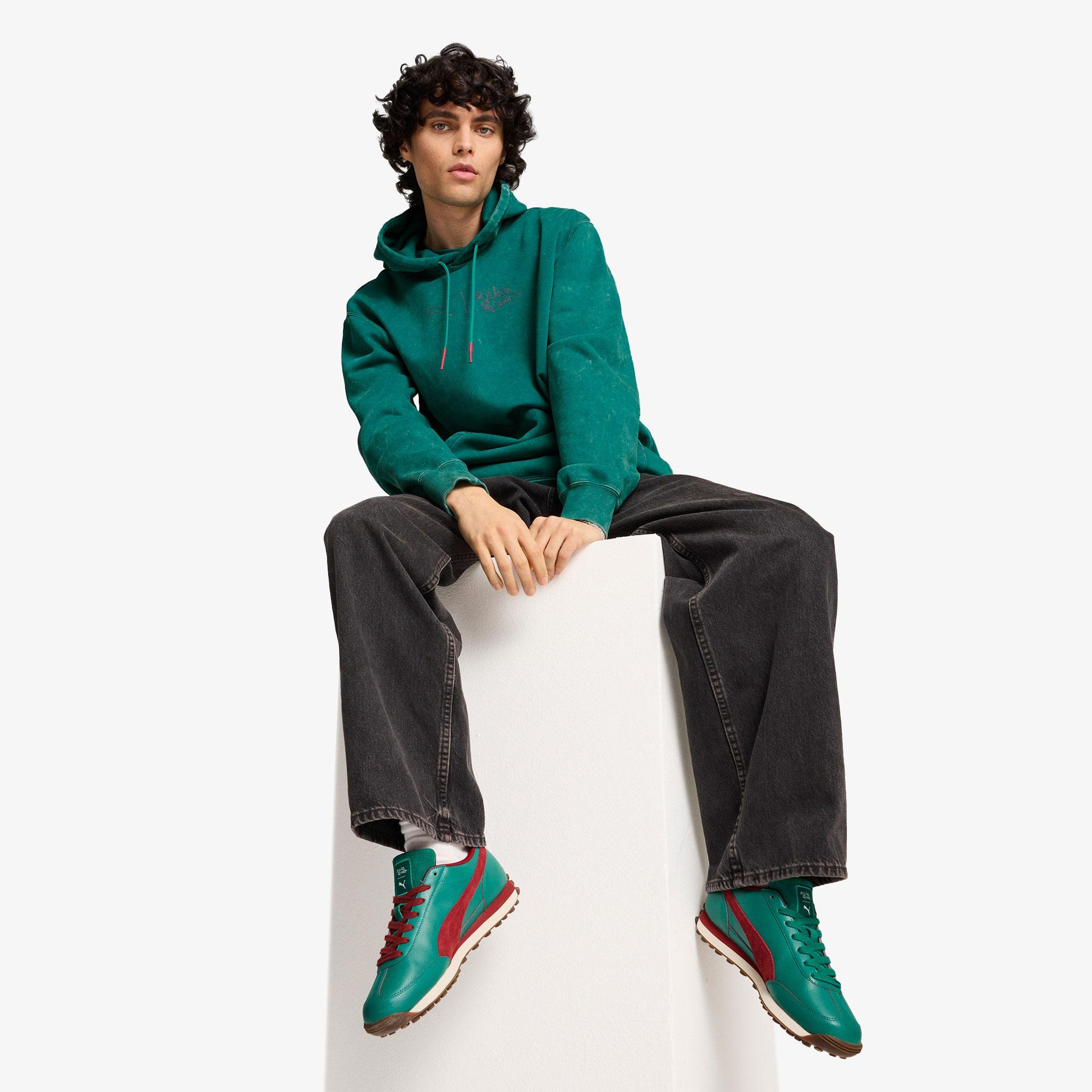 Puma X Squid Game Erkek Yeşil Sweatshirt