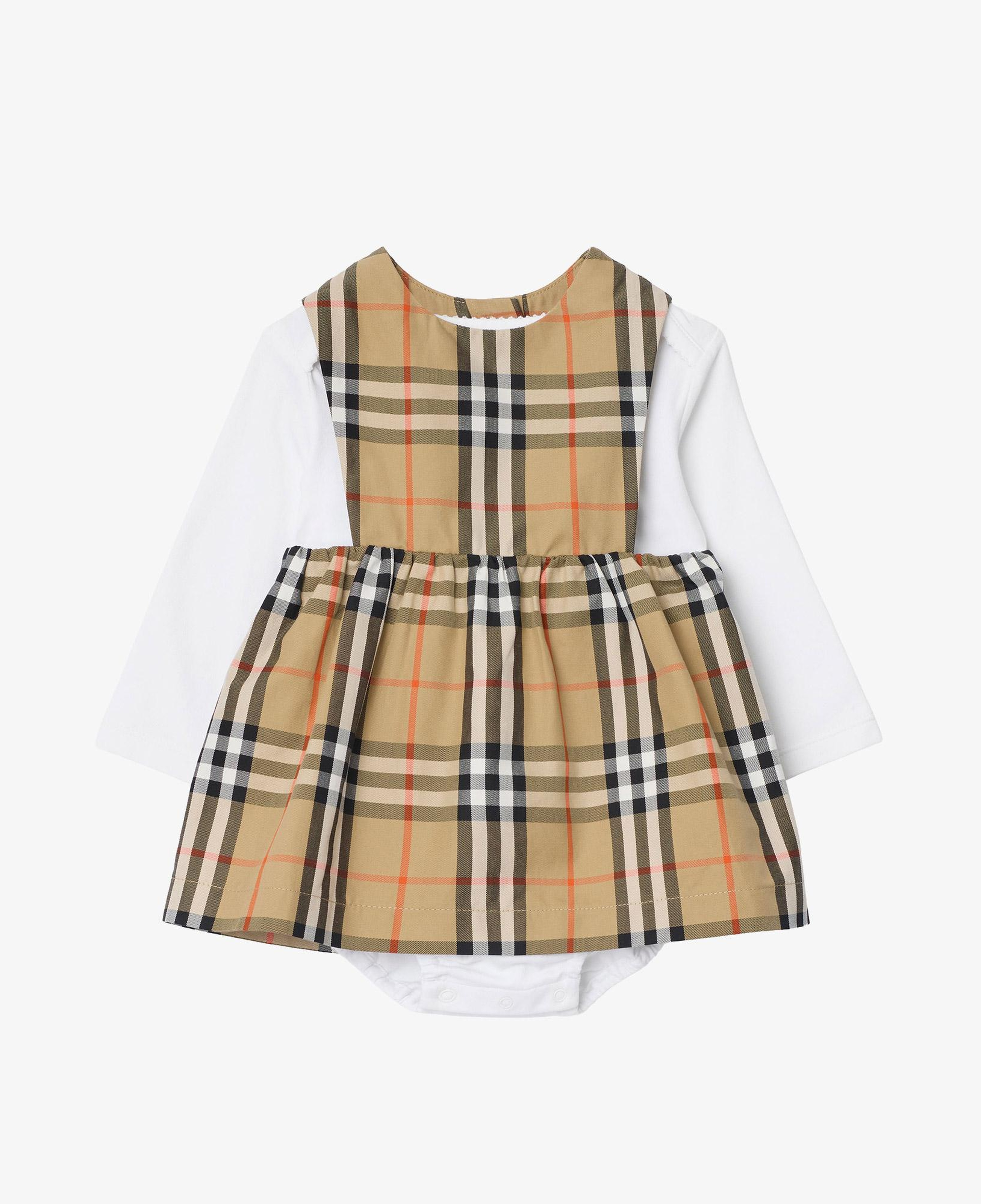 Burberry Halıma Check Çocuk Bej Hediye Seti