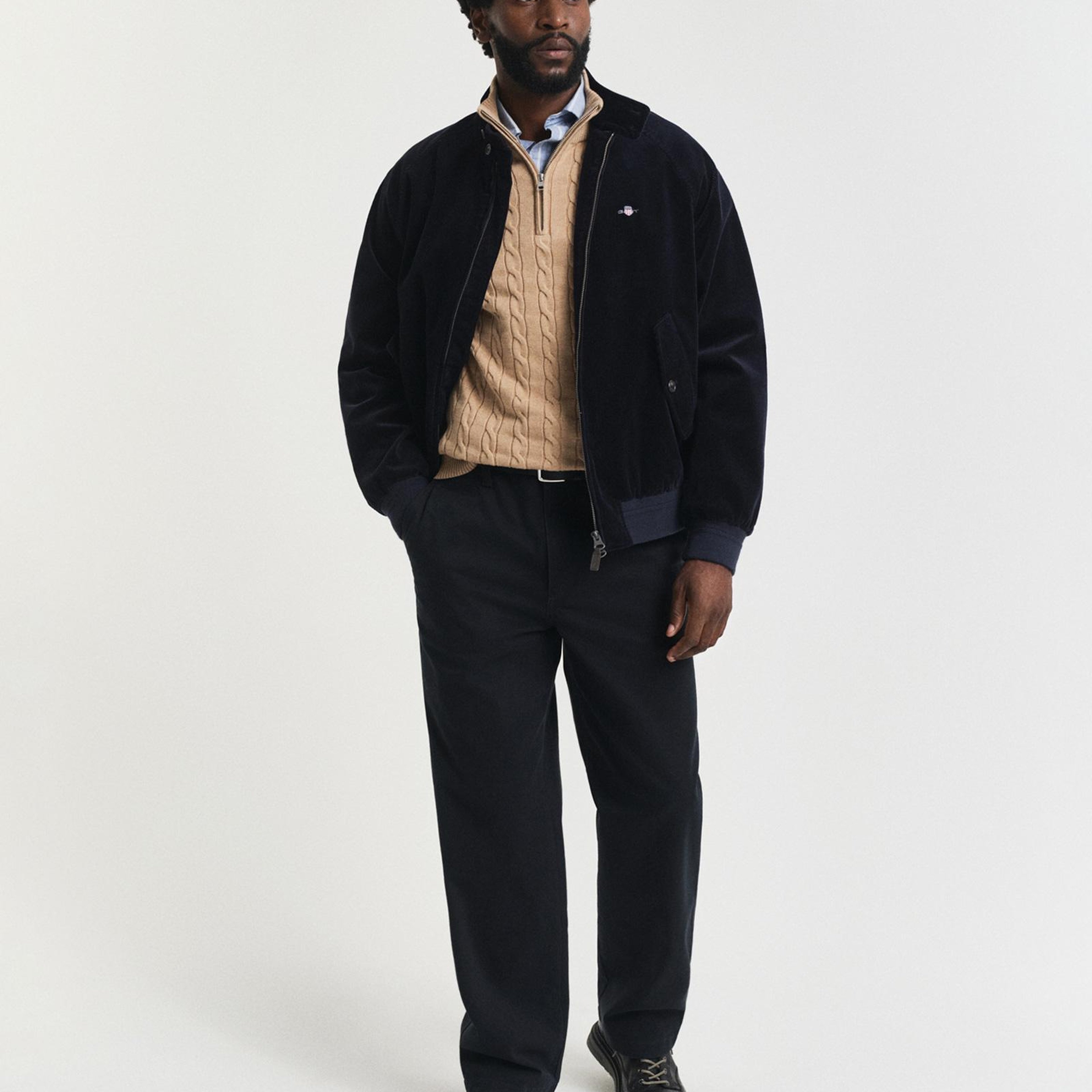 GANT Erkek Krem Regular Fit Örgü Kazak