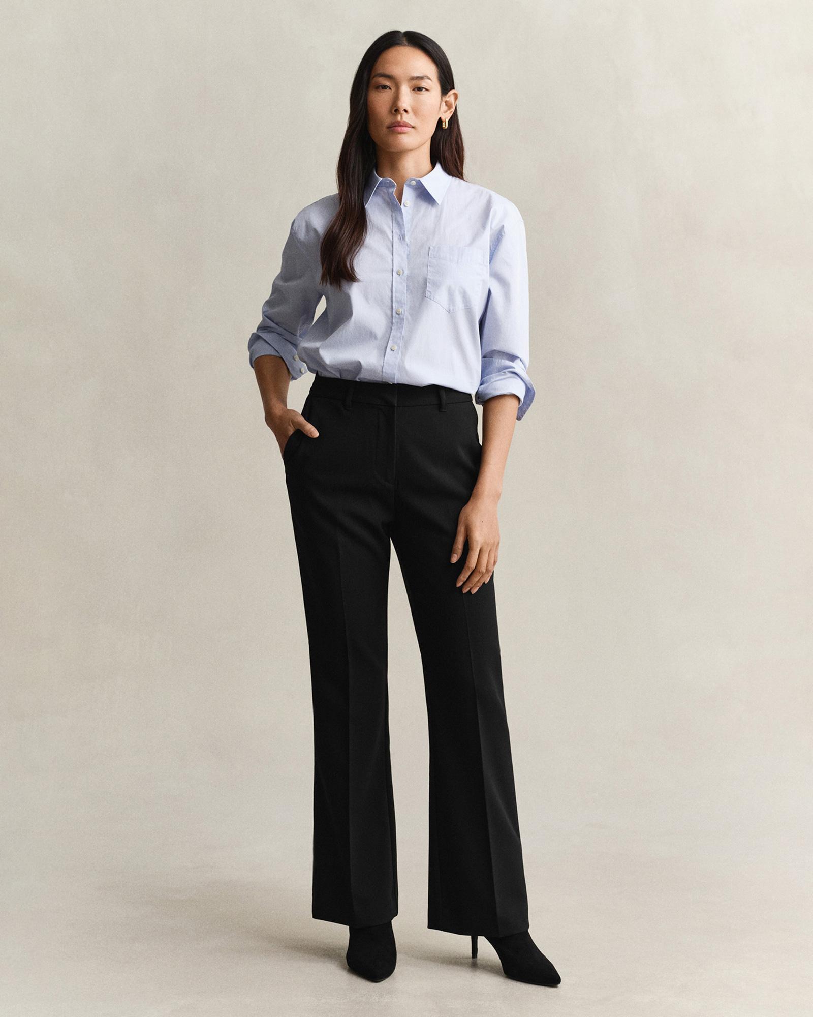 GANT Kadın Siyah Slim Fit Pantolon