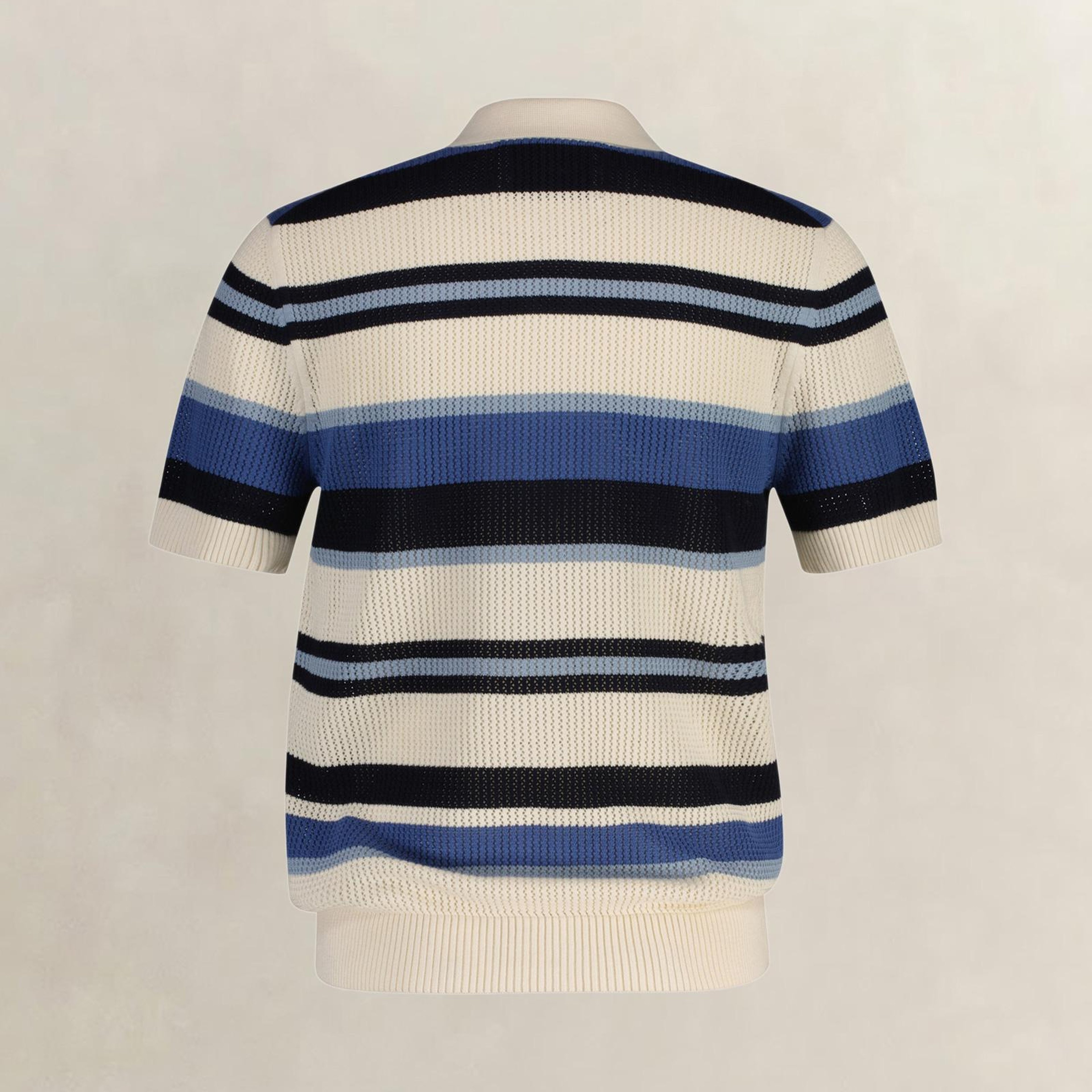 GANT Erkek Mavi Regular Fit Çizgili Kazak