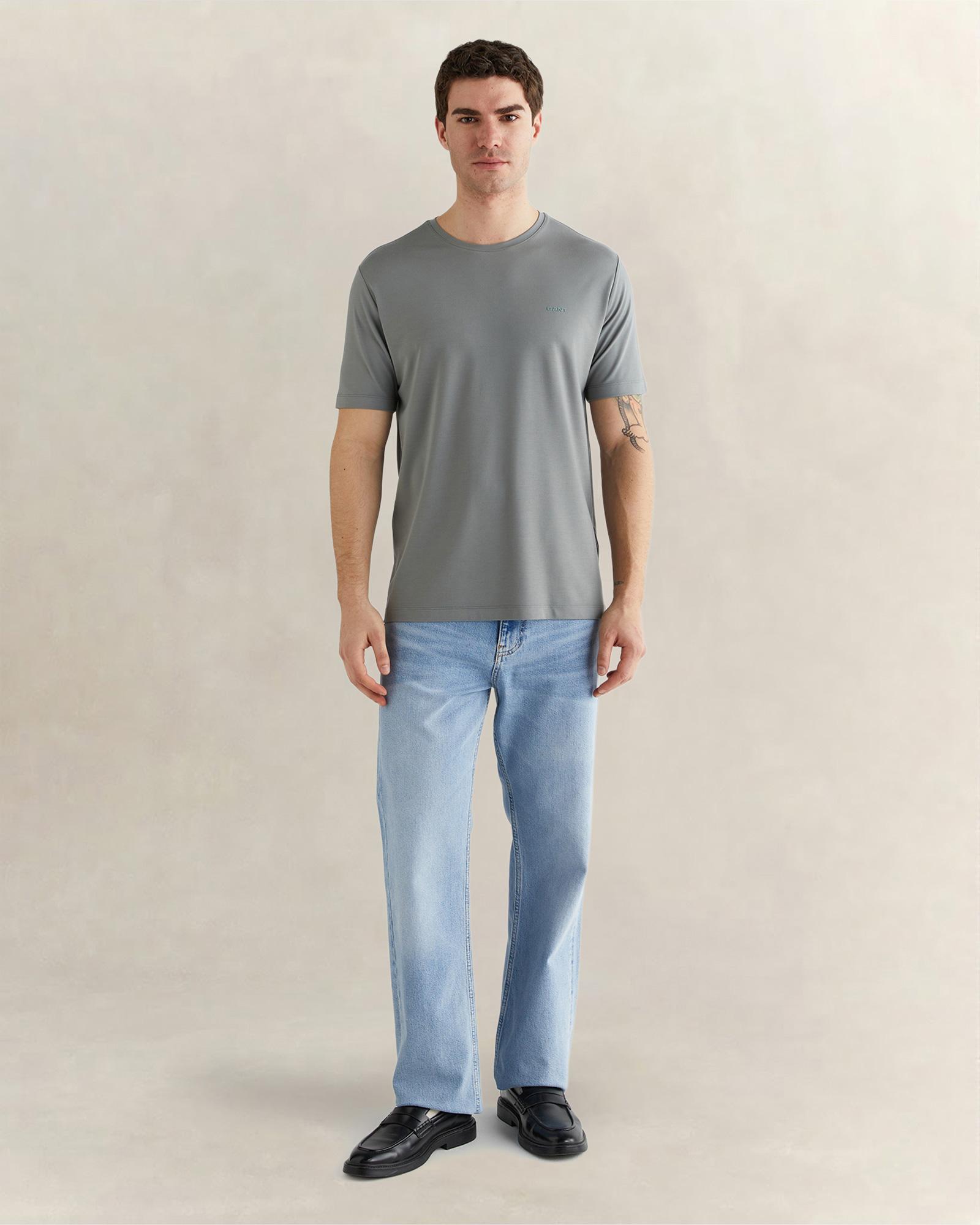 GANT Erkek Yeşil Kısa Kollu T-Shirt