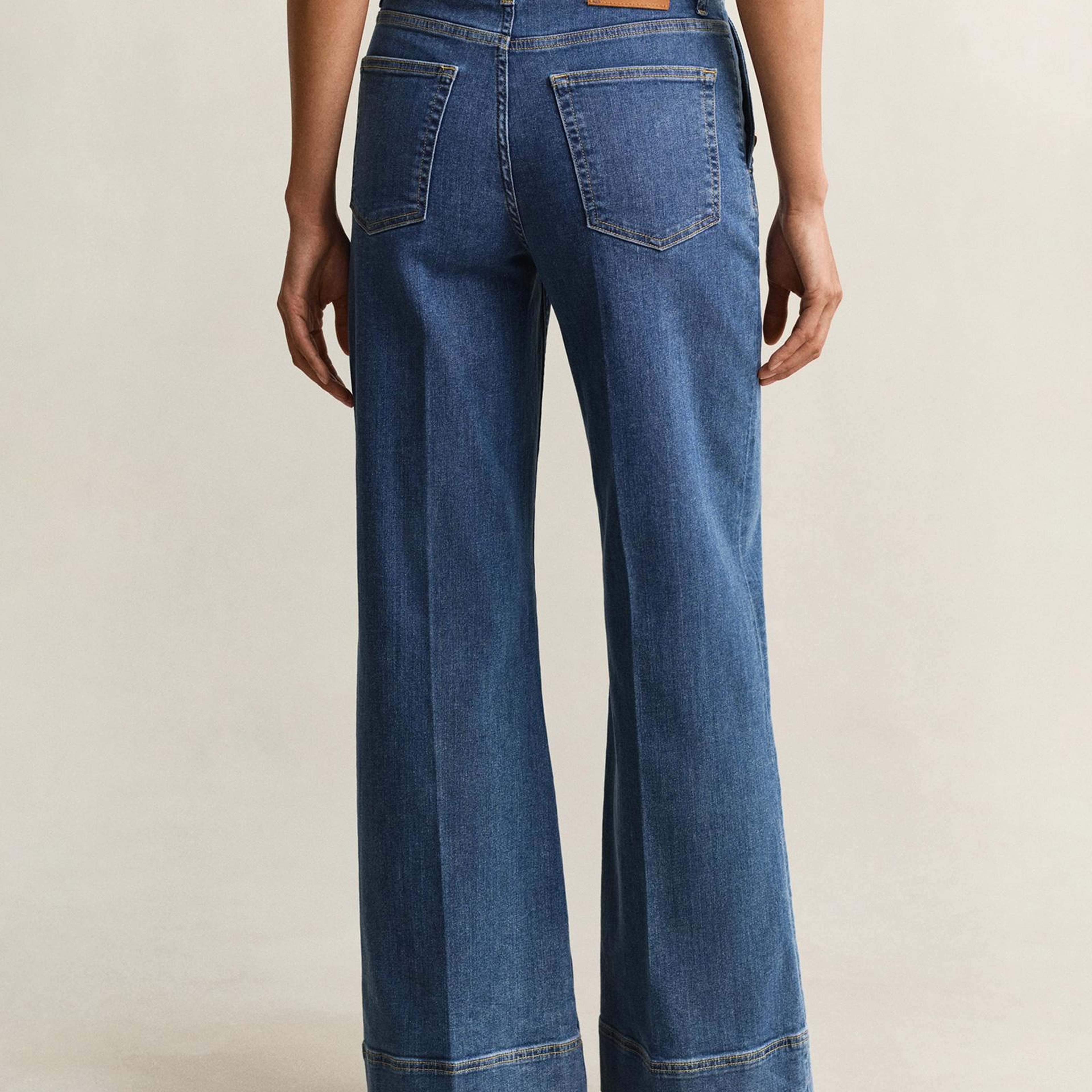 GANT Kadın Mavi Regular Fit Jean