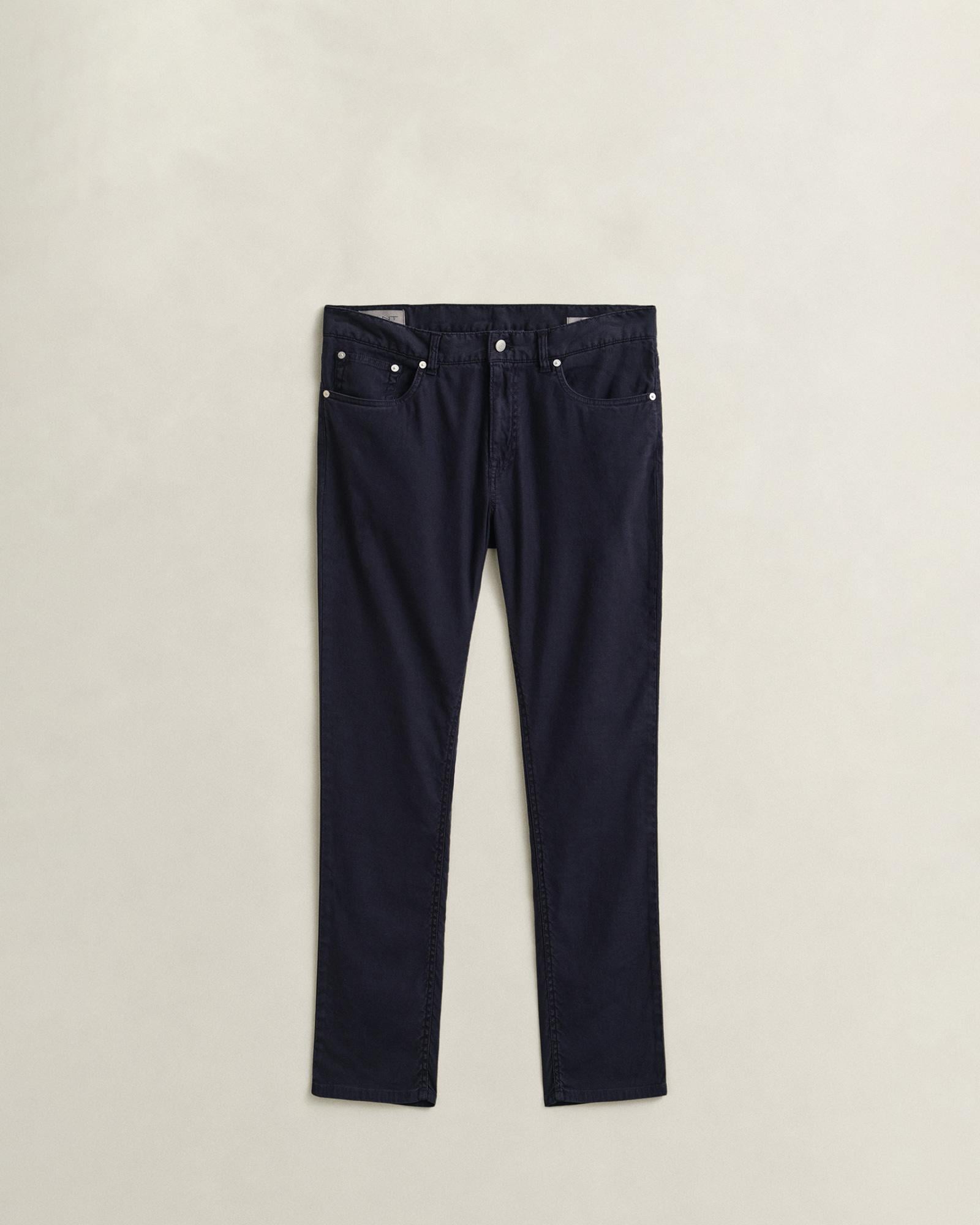 GANT Erkek Lacivert Slim Fit Jean