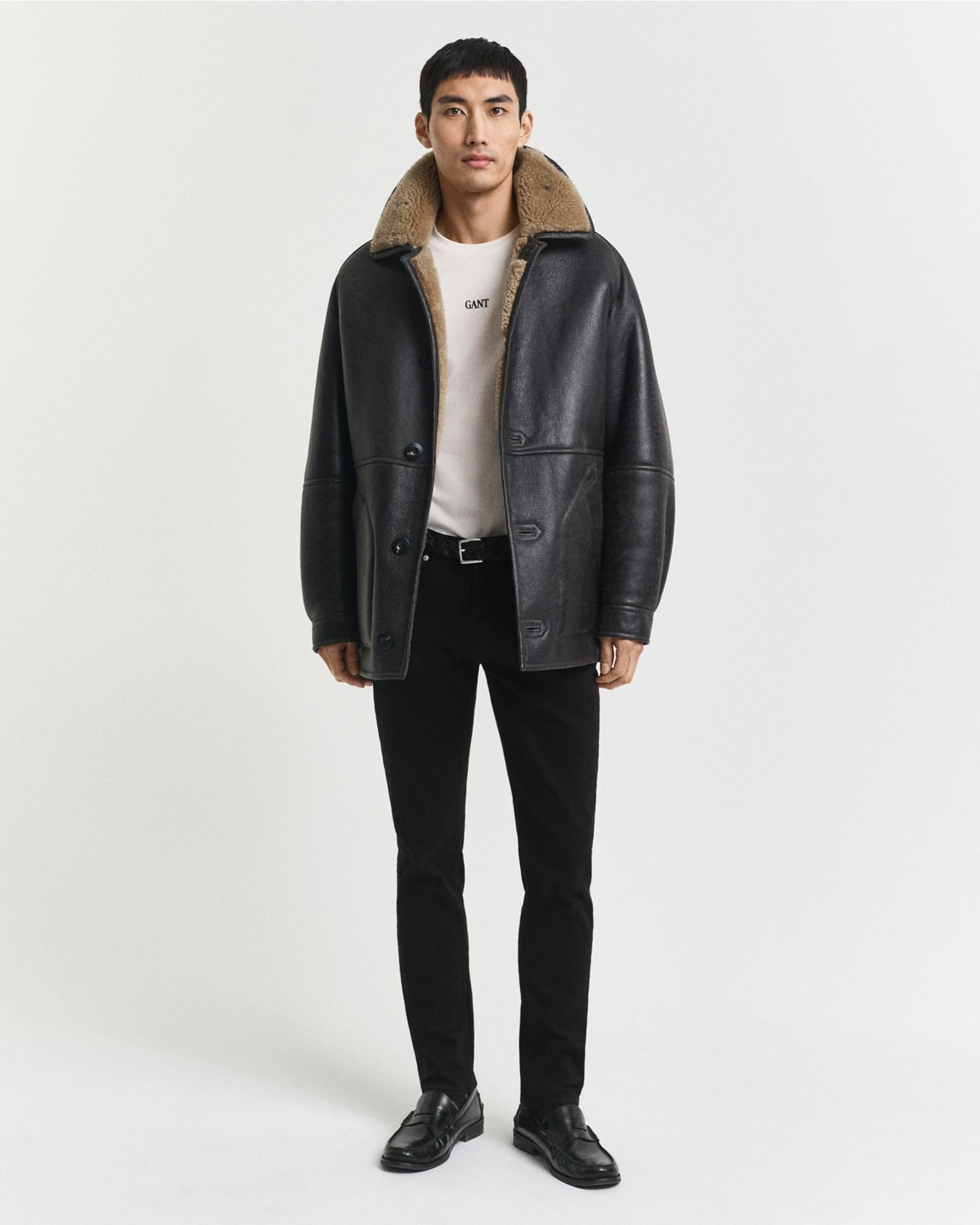 GANT Erkek Siyah Slim Fit Jean