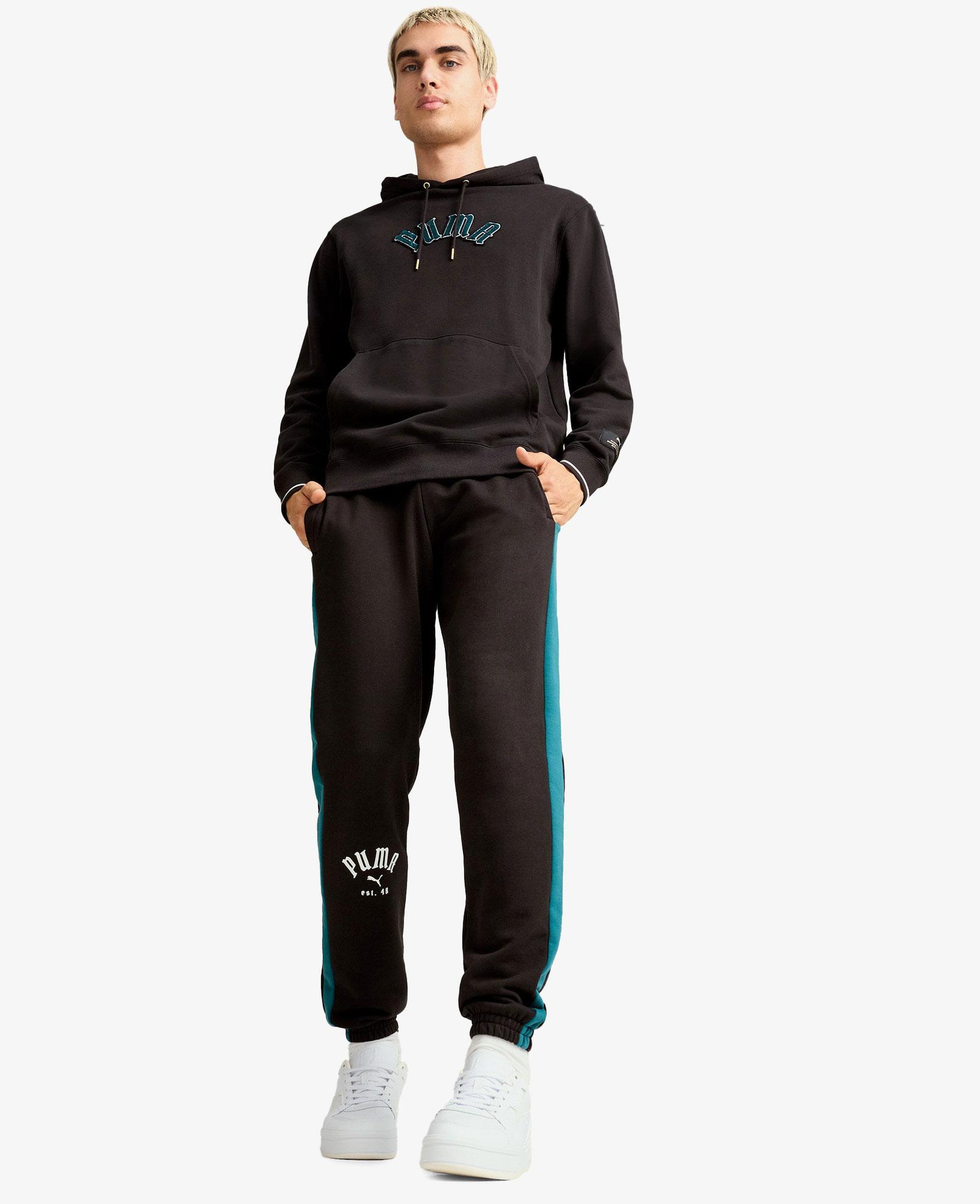 Puma T7 Play.Parıs. Unisex Siyah Eşofman Altı