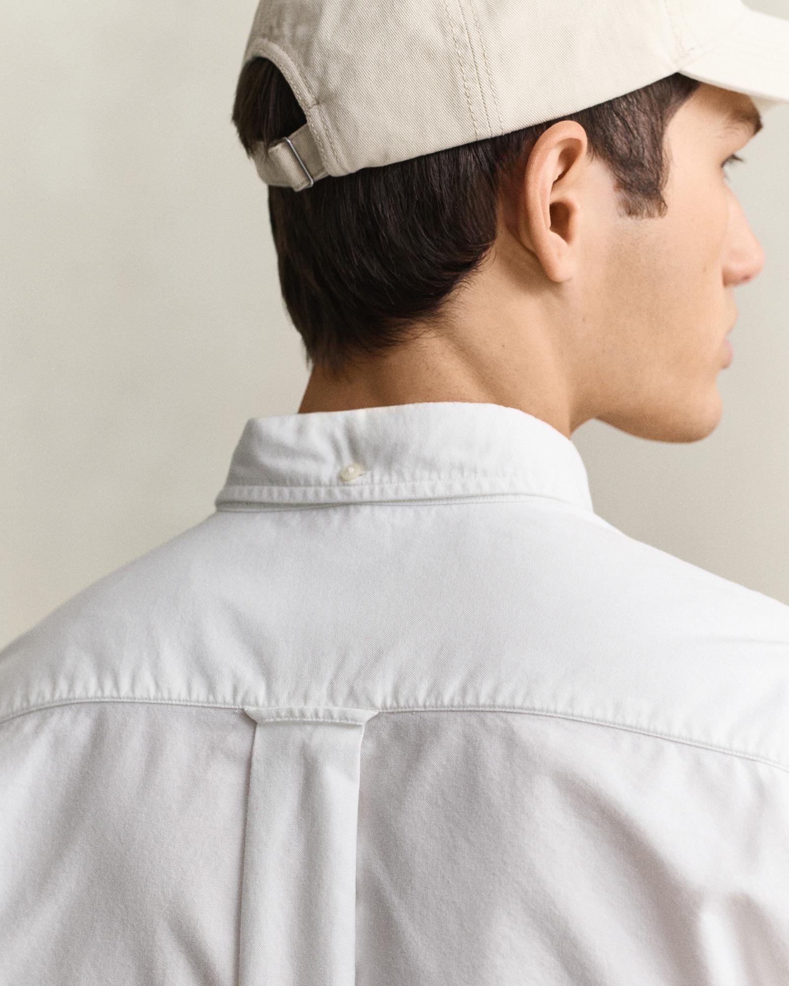 GANT Erkek Beyaz Regular Fit Oxford Gömlek