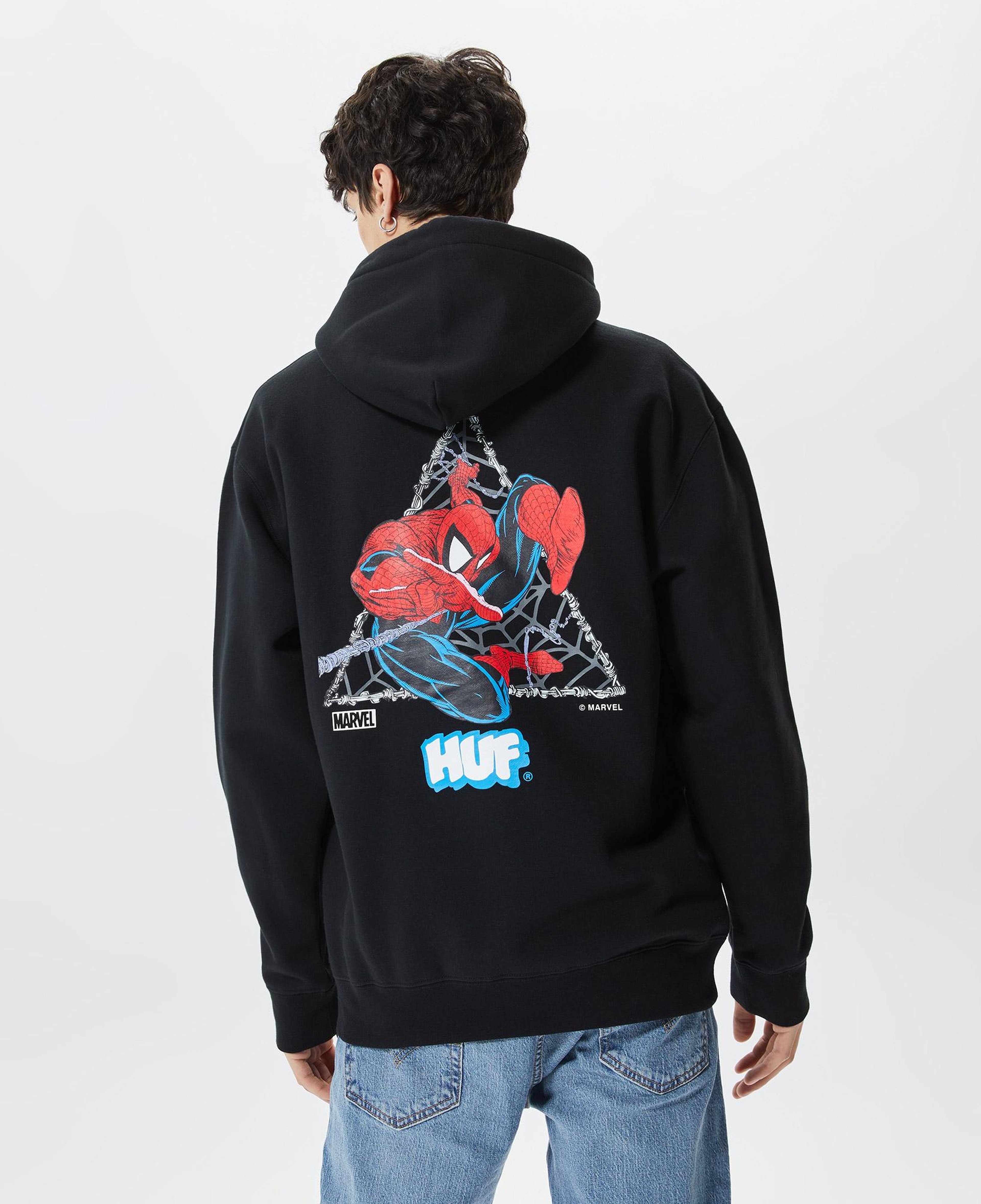 Huf Triangle Erkek Siyah Hoodie