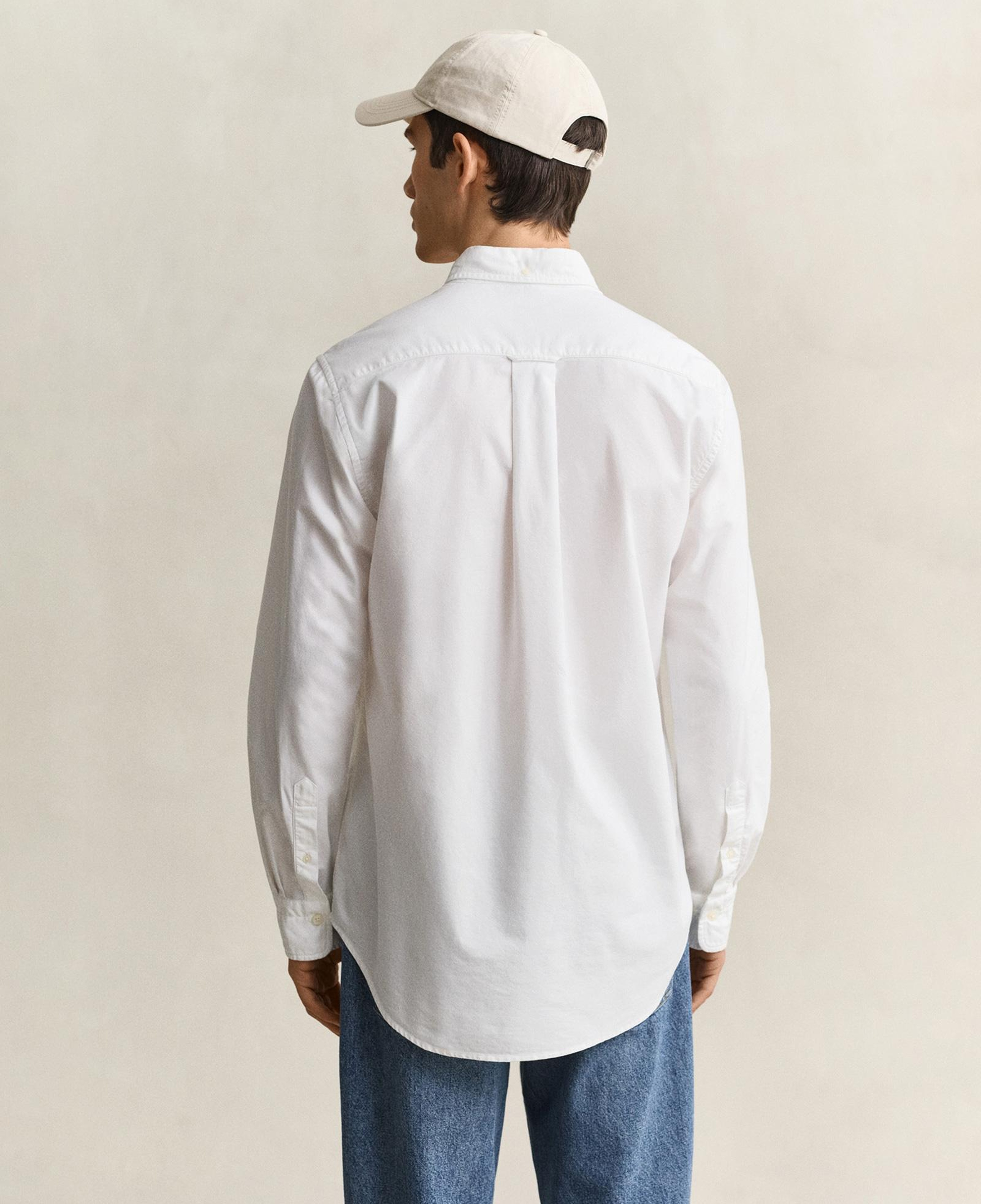 GANT Erkek Beyaz Regular Fit Oxford Gömlek