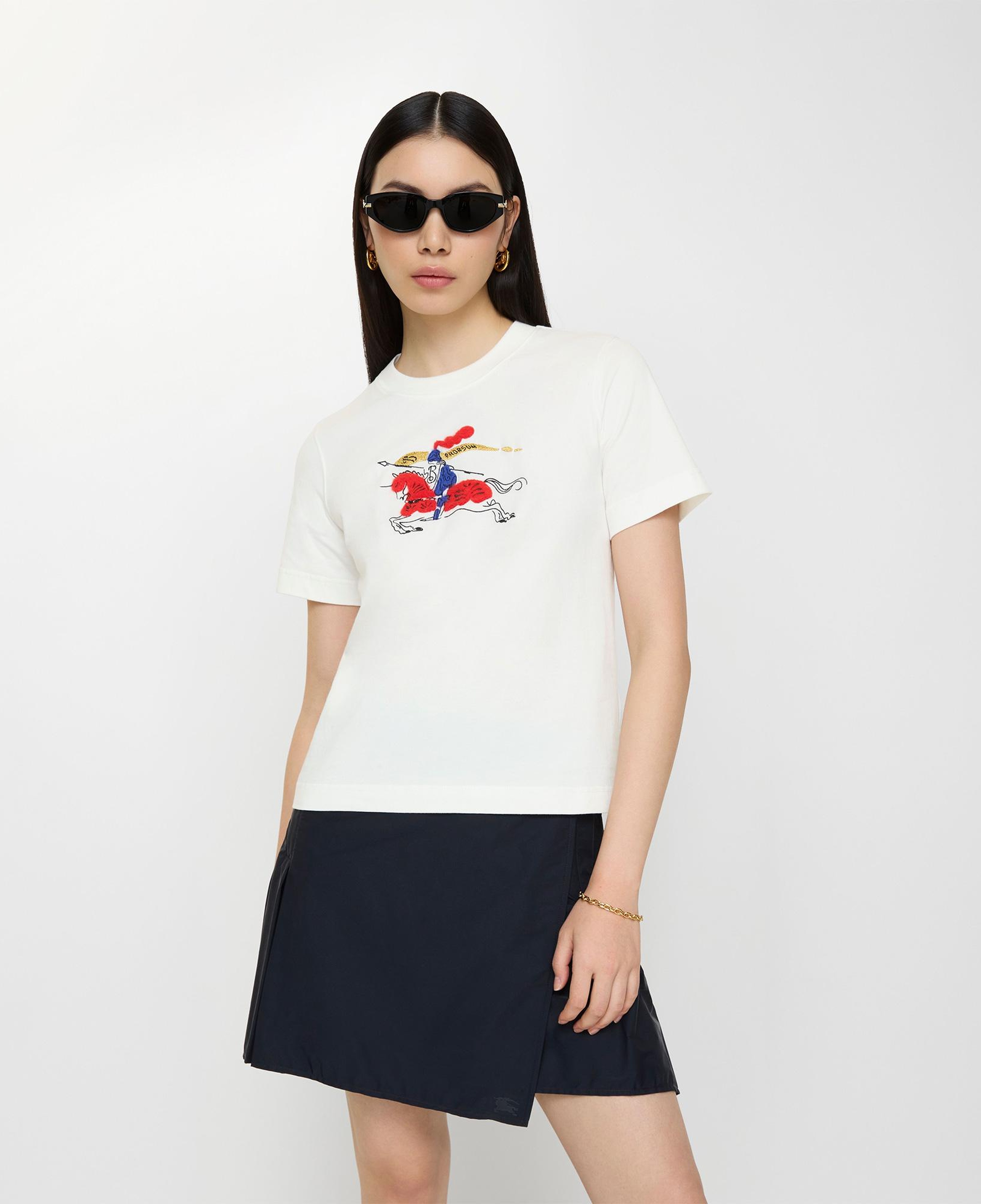 Burberry Frankıe Kadın Beyaz T-Shirt