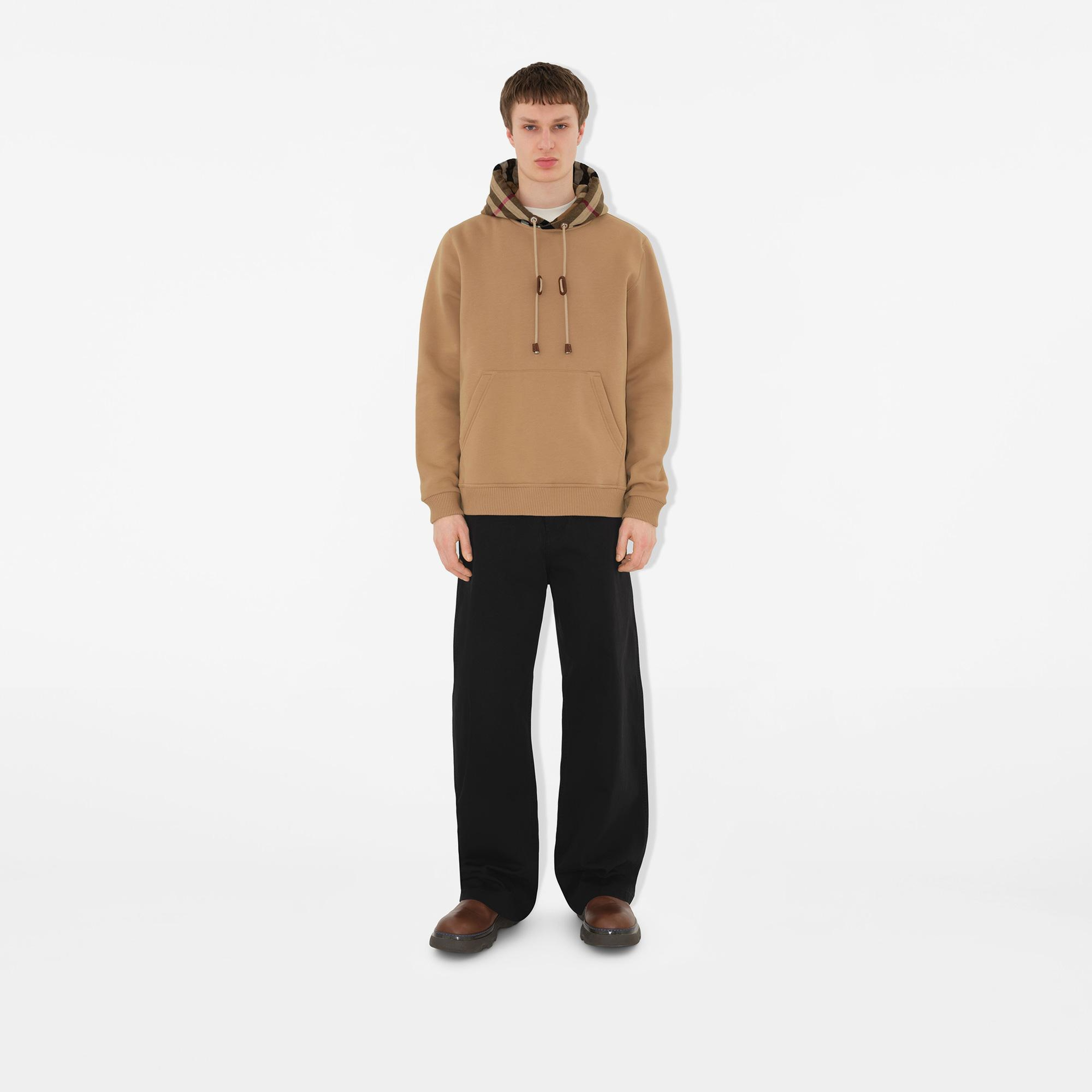 Burberry Erkek Bej Hoodie