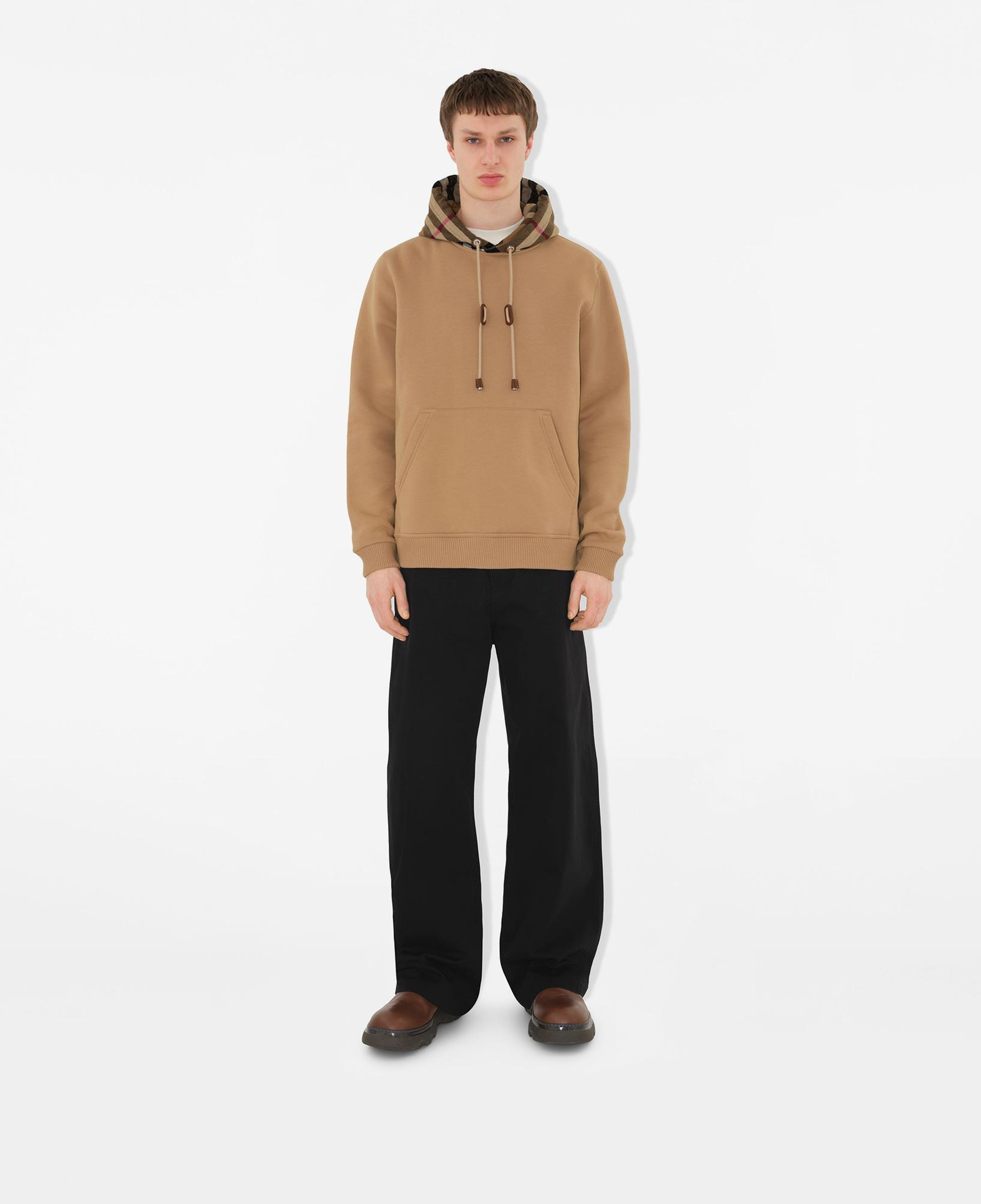 Burberry Erkek Bej Hoodie