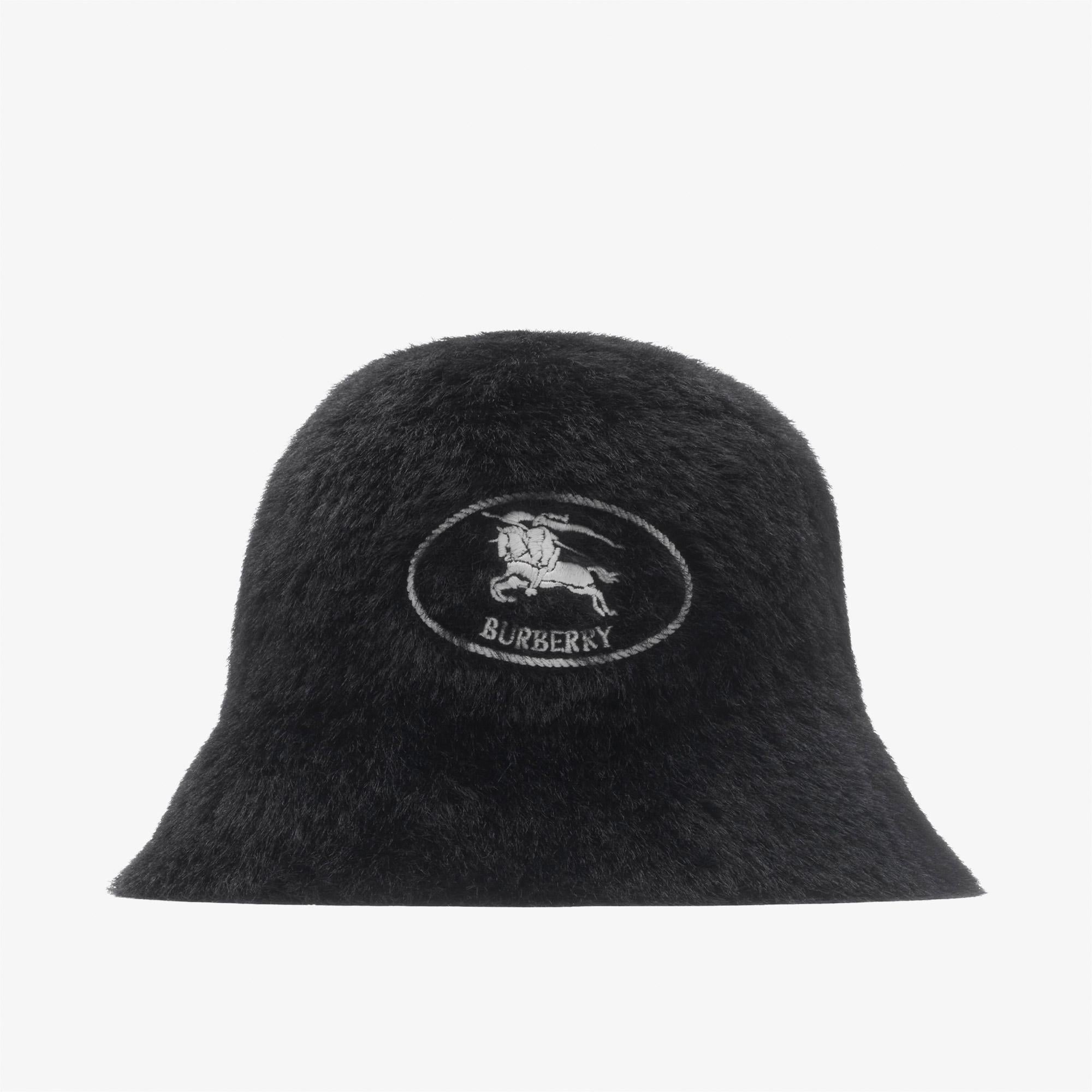 Burberry Knit Bucket Kadın Siyah Şapka