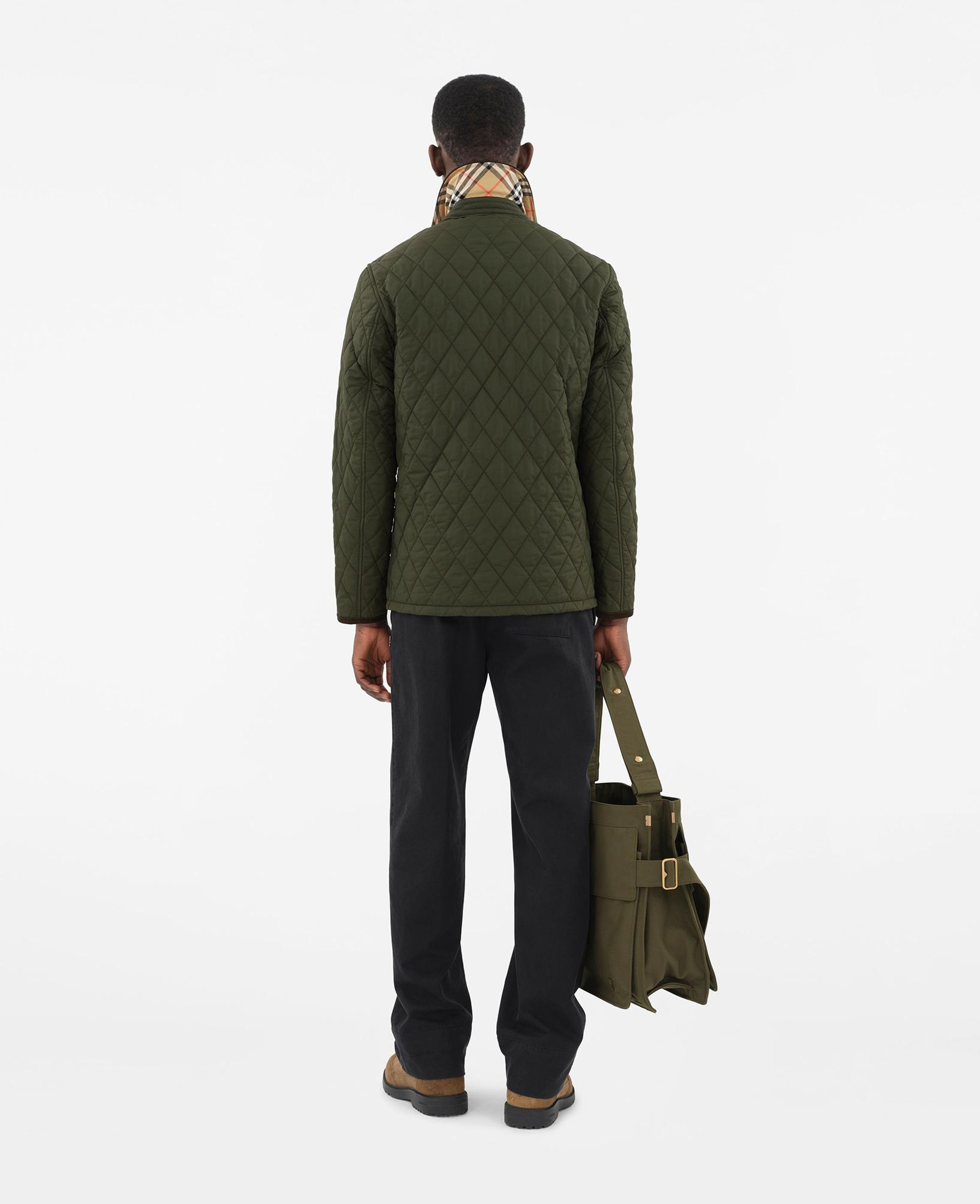 Burberry Haddington Quilted Nylon Barn Erkek Haki Mont