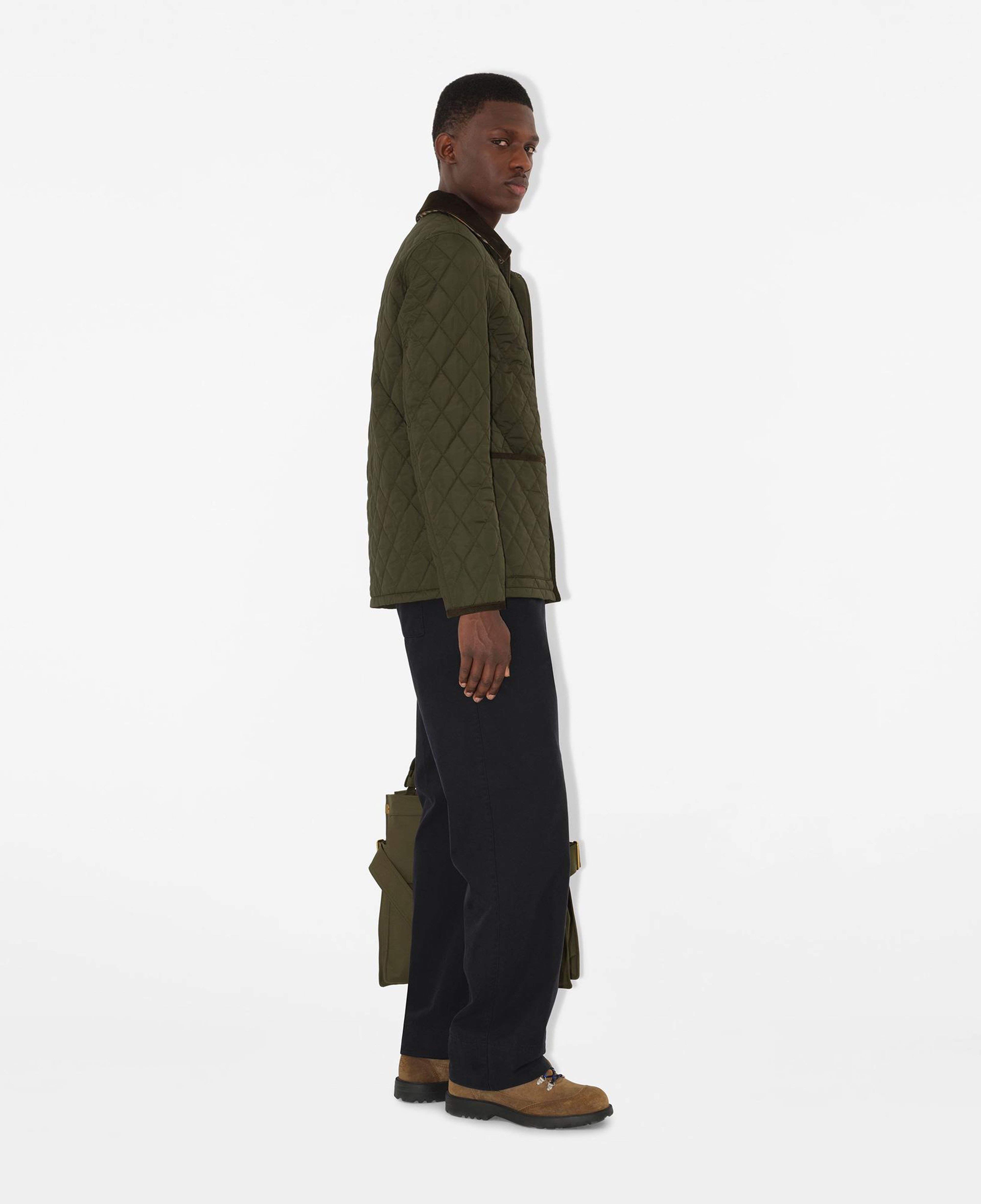 Burberry Haddington Quilted Nylon Barn Erkek Haki Mont