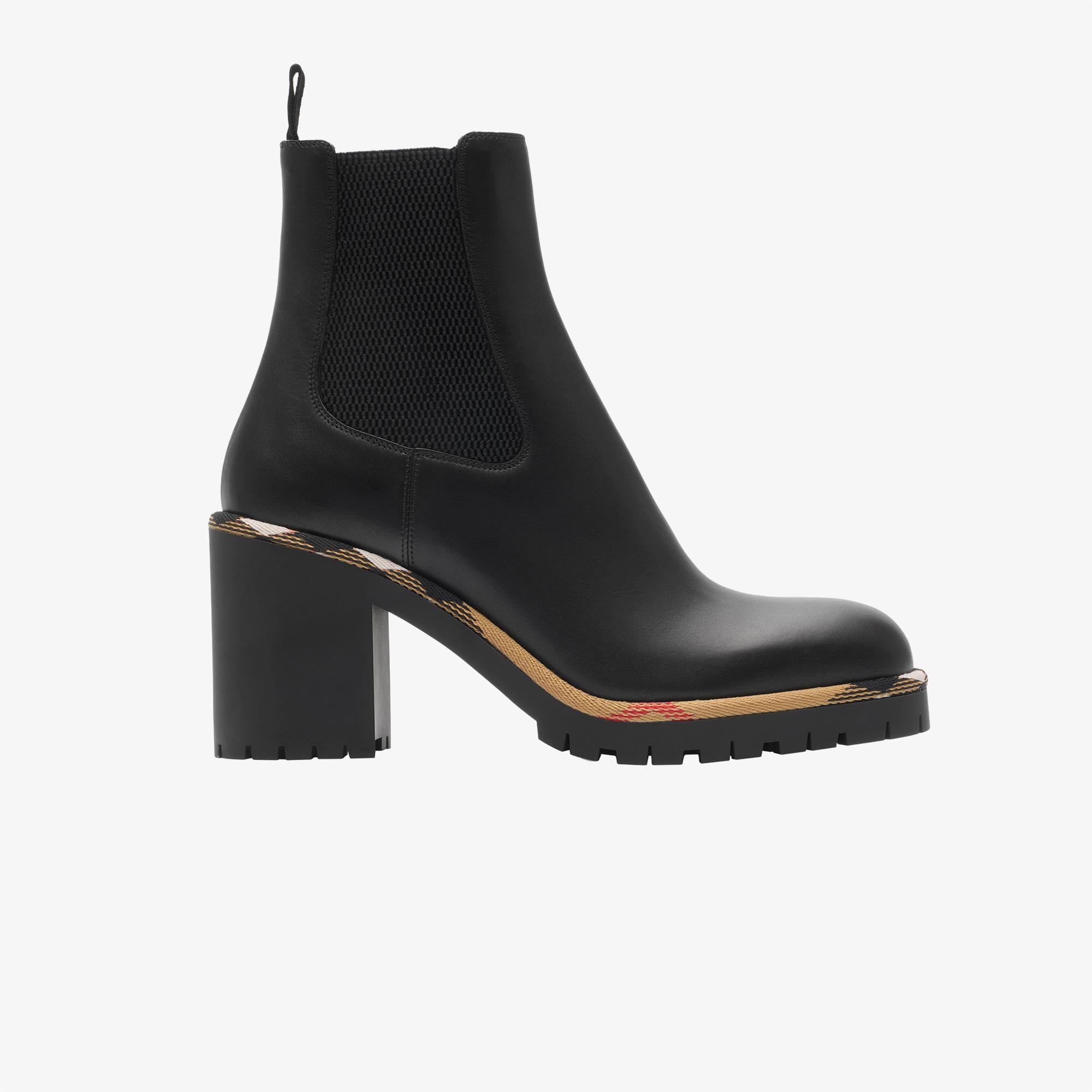 Burberry Gravel Kadın Siyah Bot