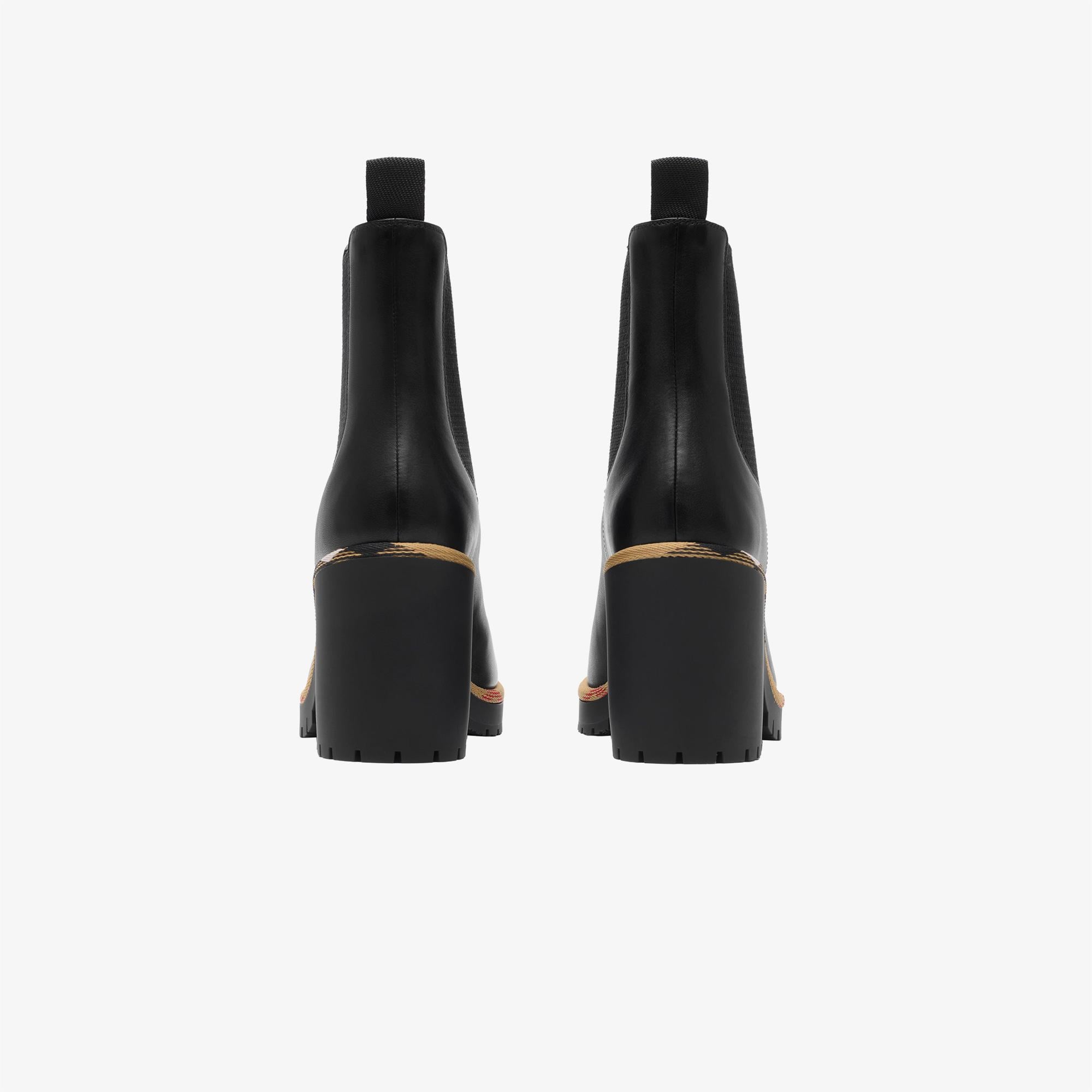 Burberry Gravel Kadın Siyah Bot