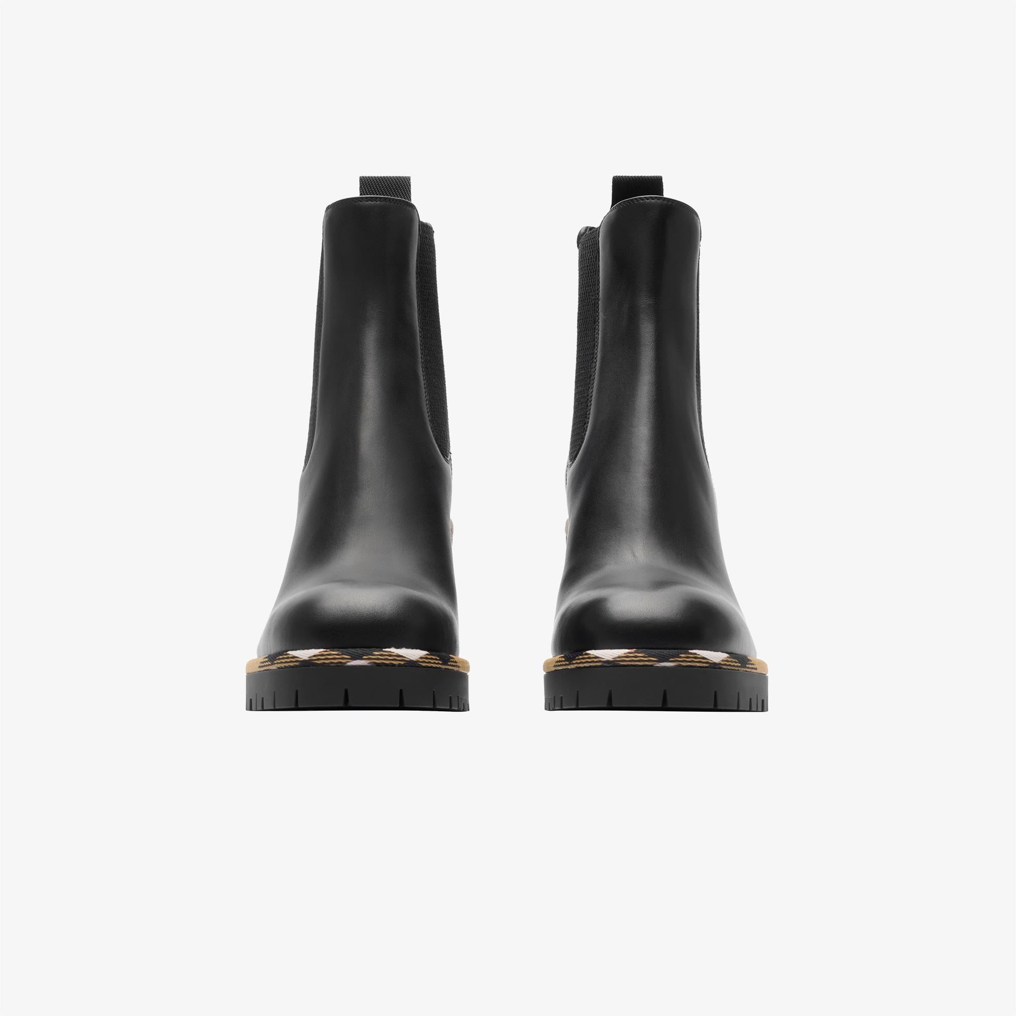 Burberry Gravel Kadın Siyah Bot