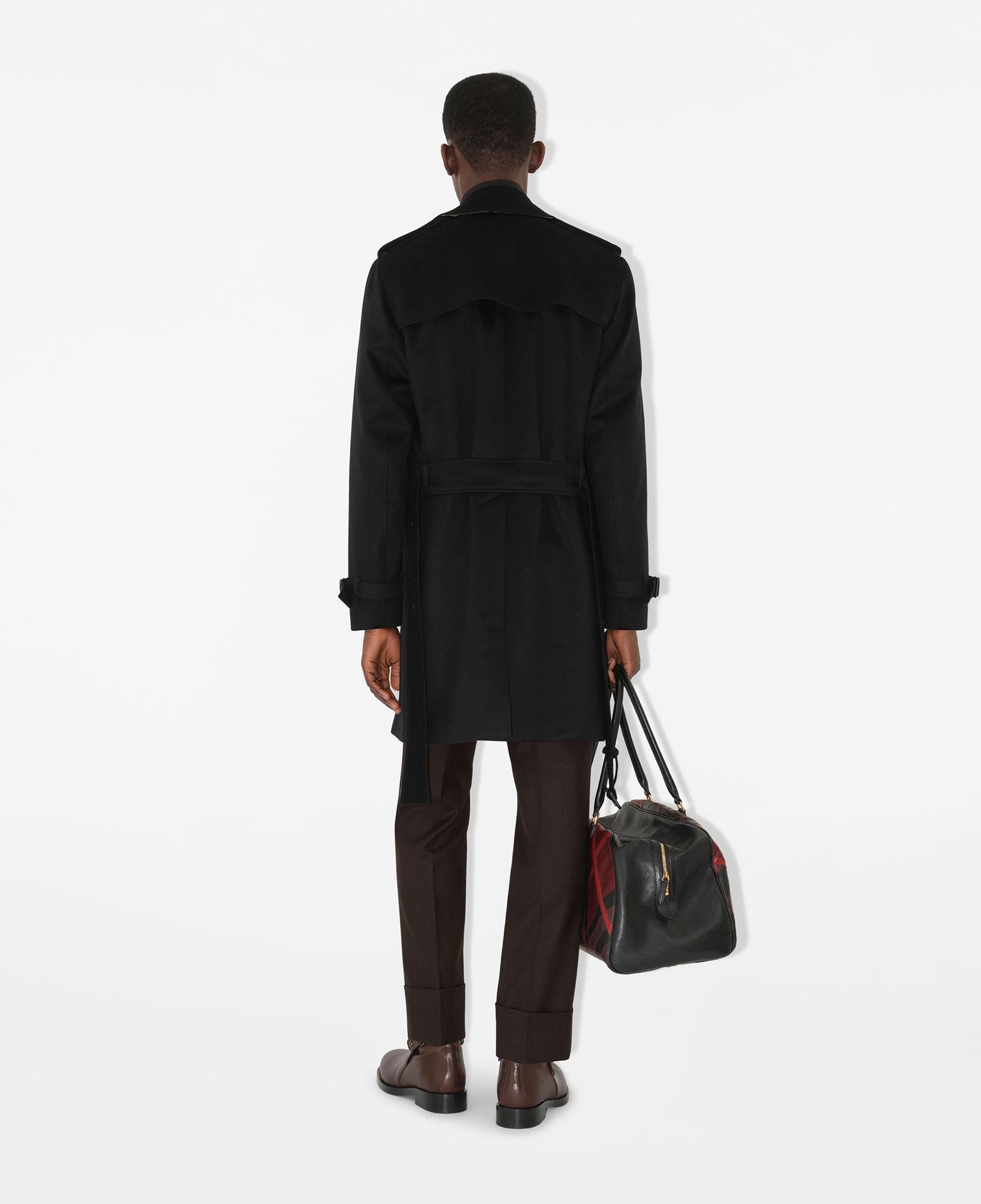 Burberry Hastings Mid-Length Cashmere Erkek Siyah Kaban