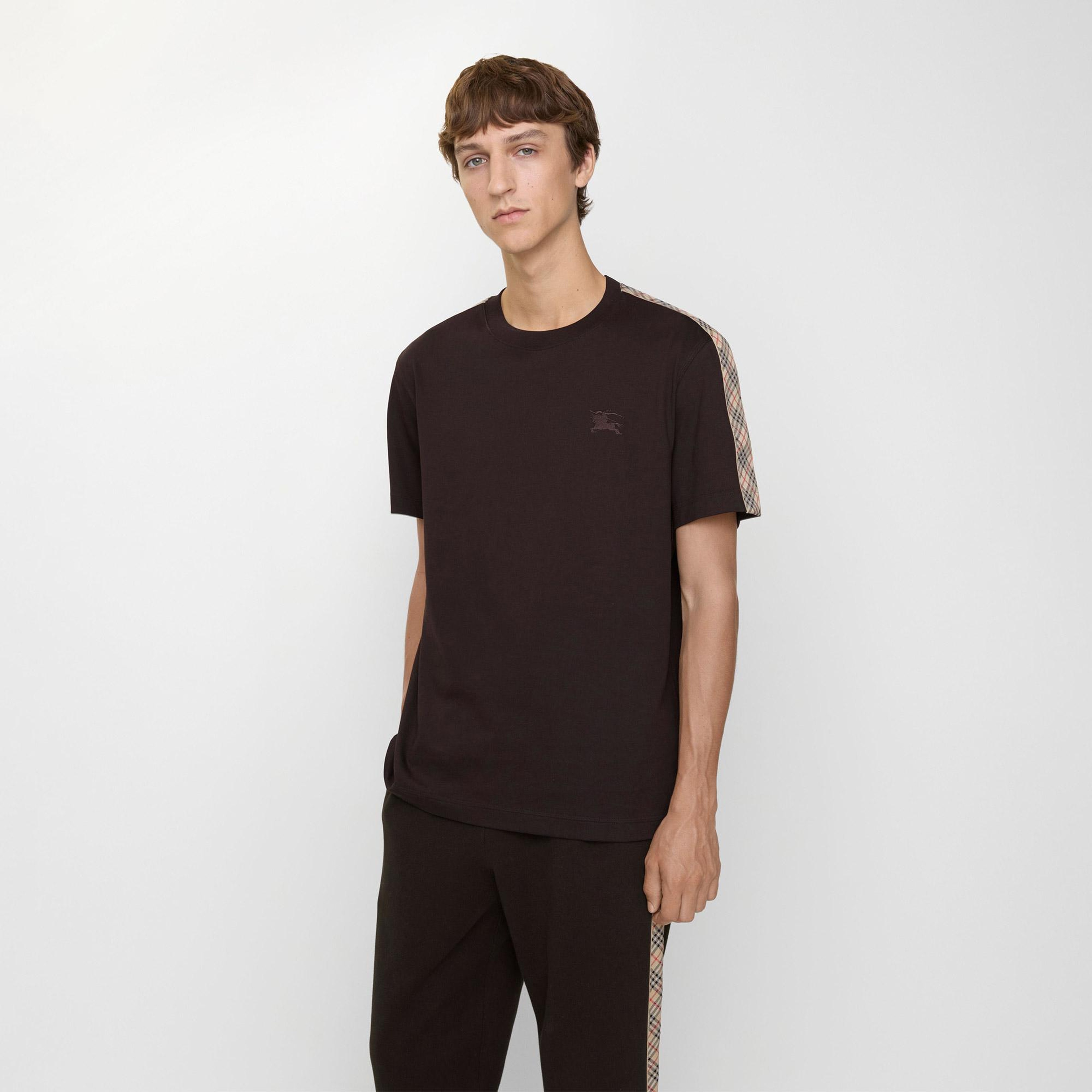 Burberry Seth Ct Erkek Kahverengi T-Shirt