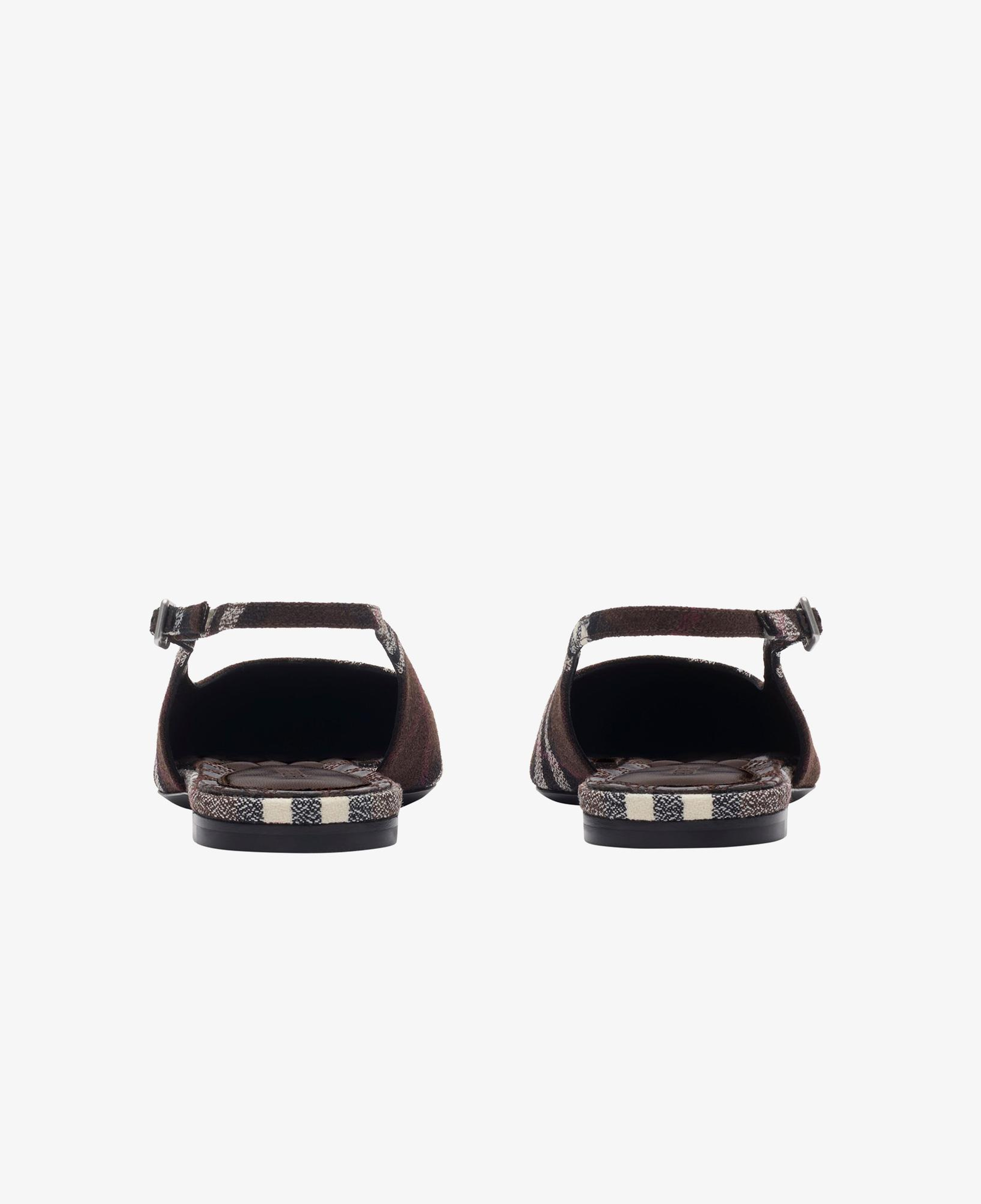 Burberry Dame Slingback Kadın Bordo Babet
