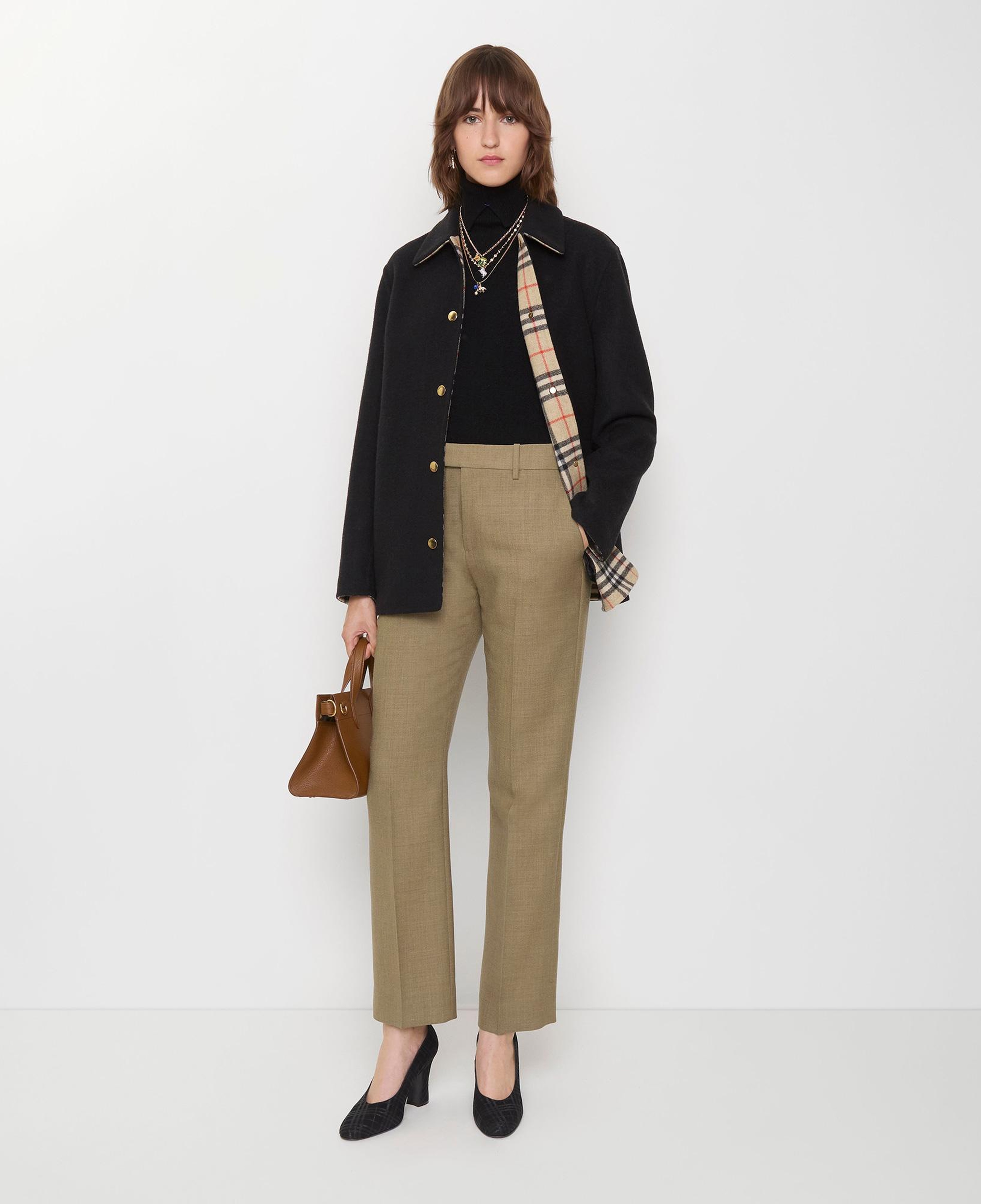 Burberry Lancashire Kadın Siyah Mont