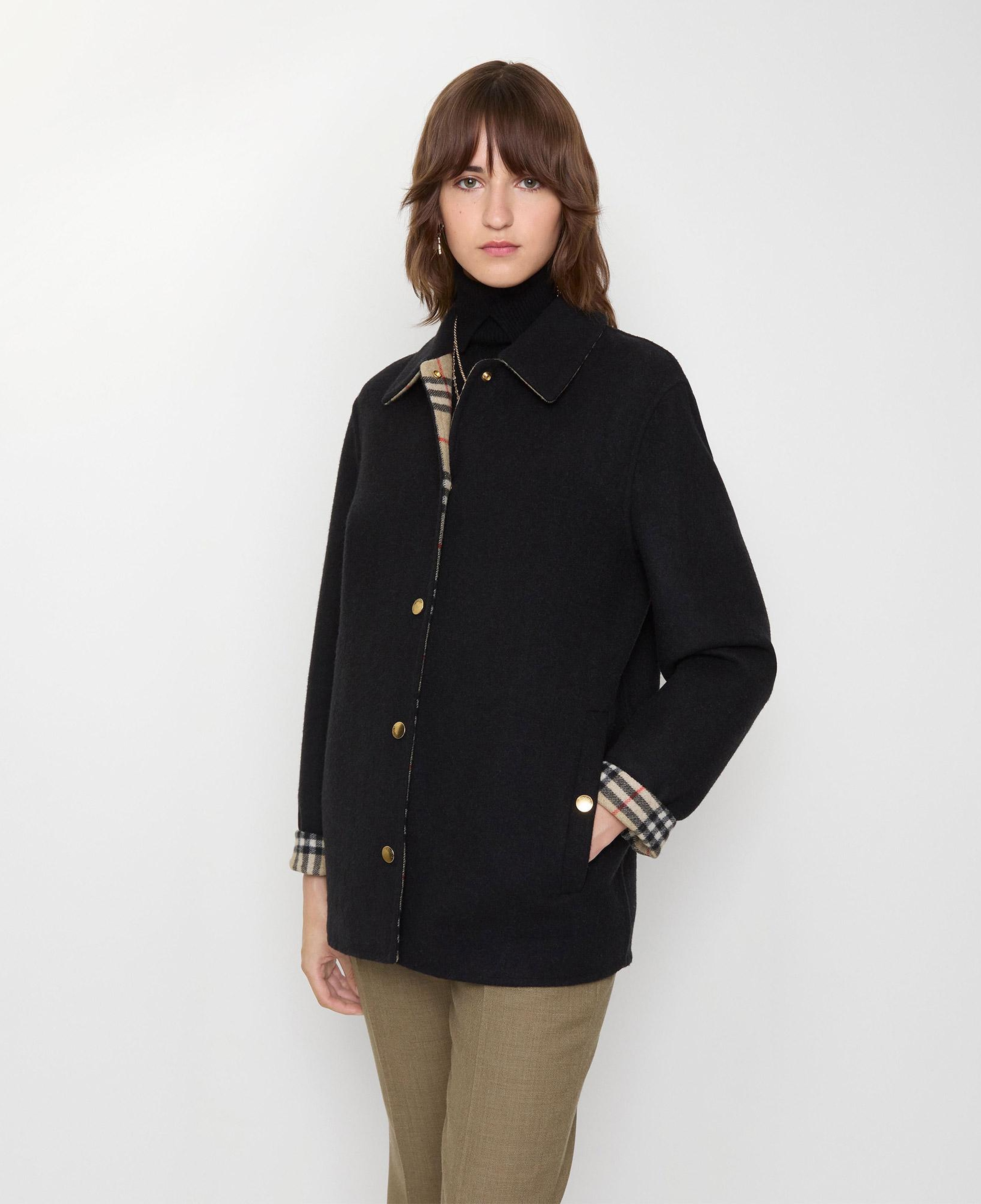 Burberry Lancashire Kadın Siyah Mont
