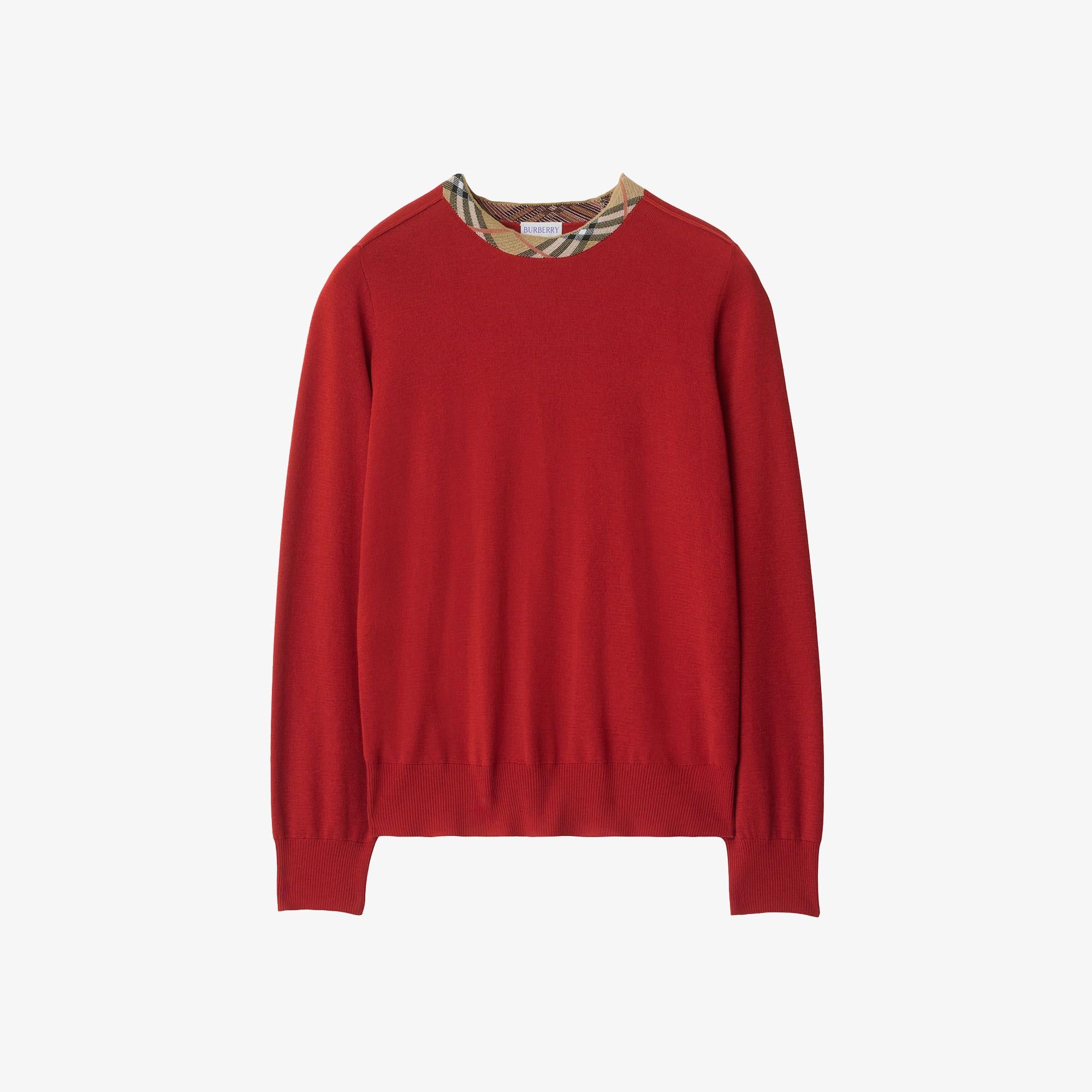 Burberry Mary Ct Kadın Kırmızı Triko
