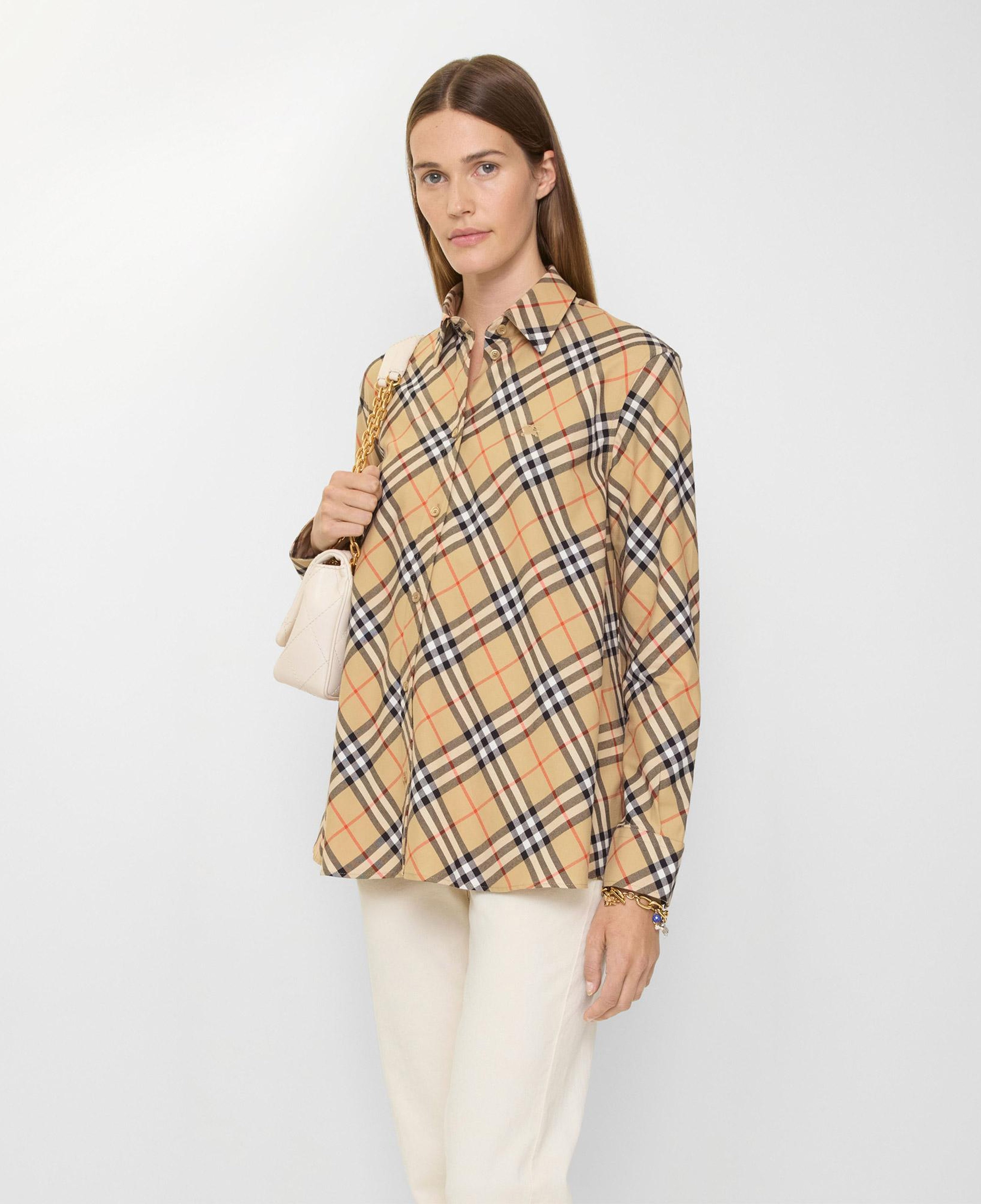 Burberry Heidi Kadın Bej Gömlek