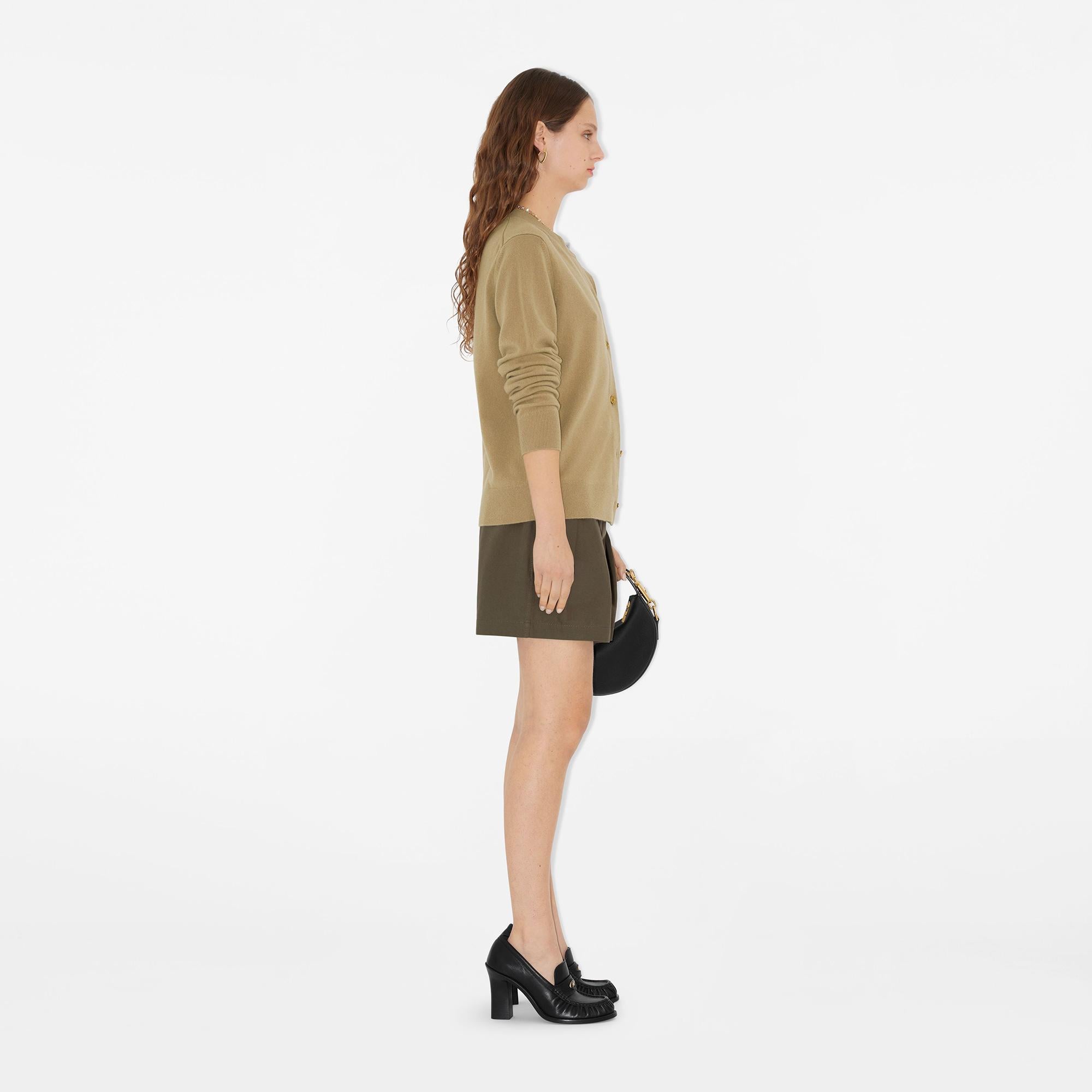 Burberry Clara Cashmere Blend Cardigan Kadın Bej Hırka