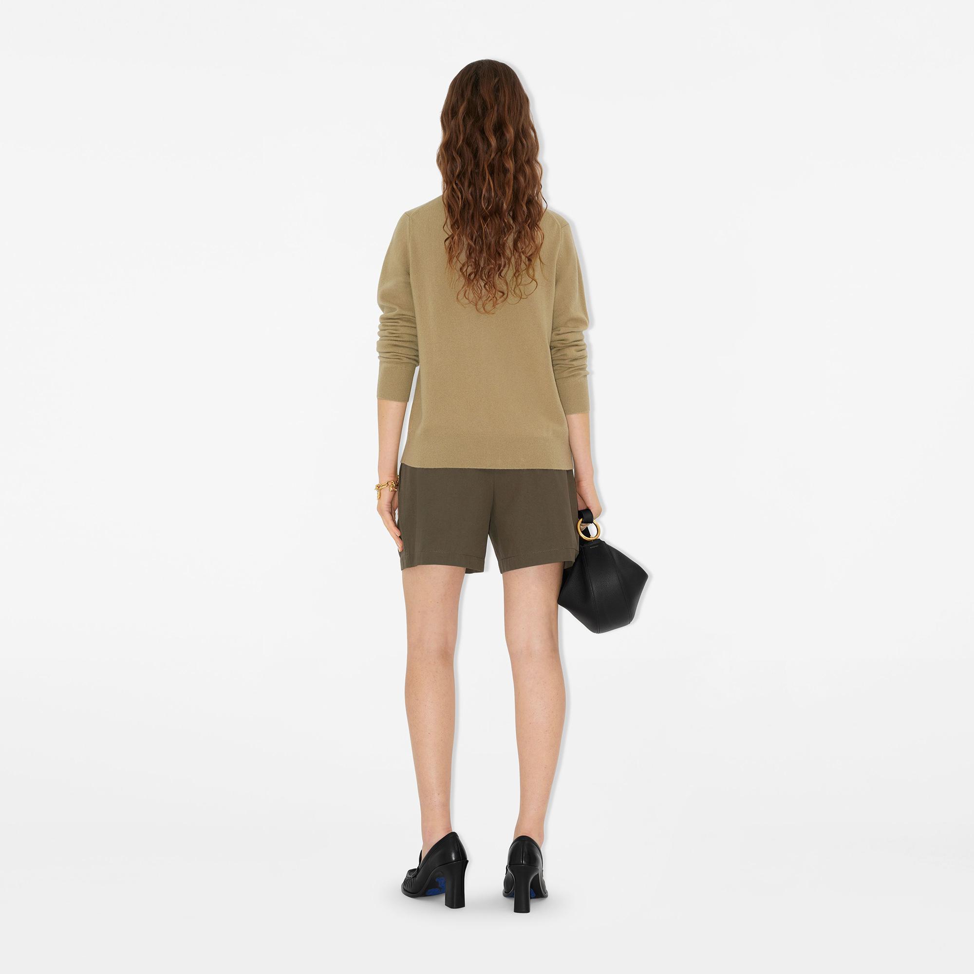 Burberry Clara Cashmere Blend Cardigan Kadın Bej Hırka