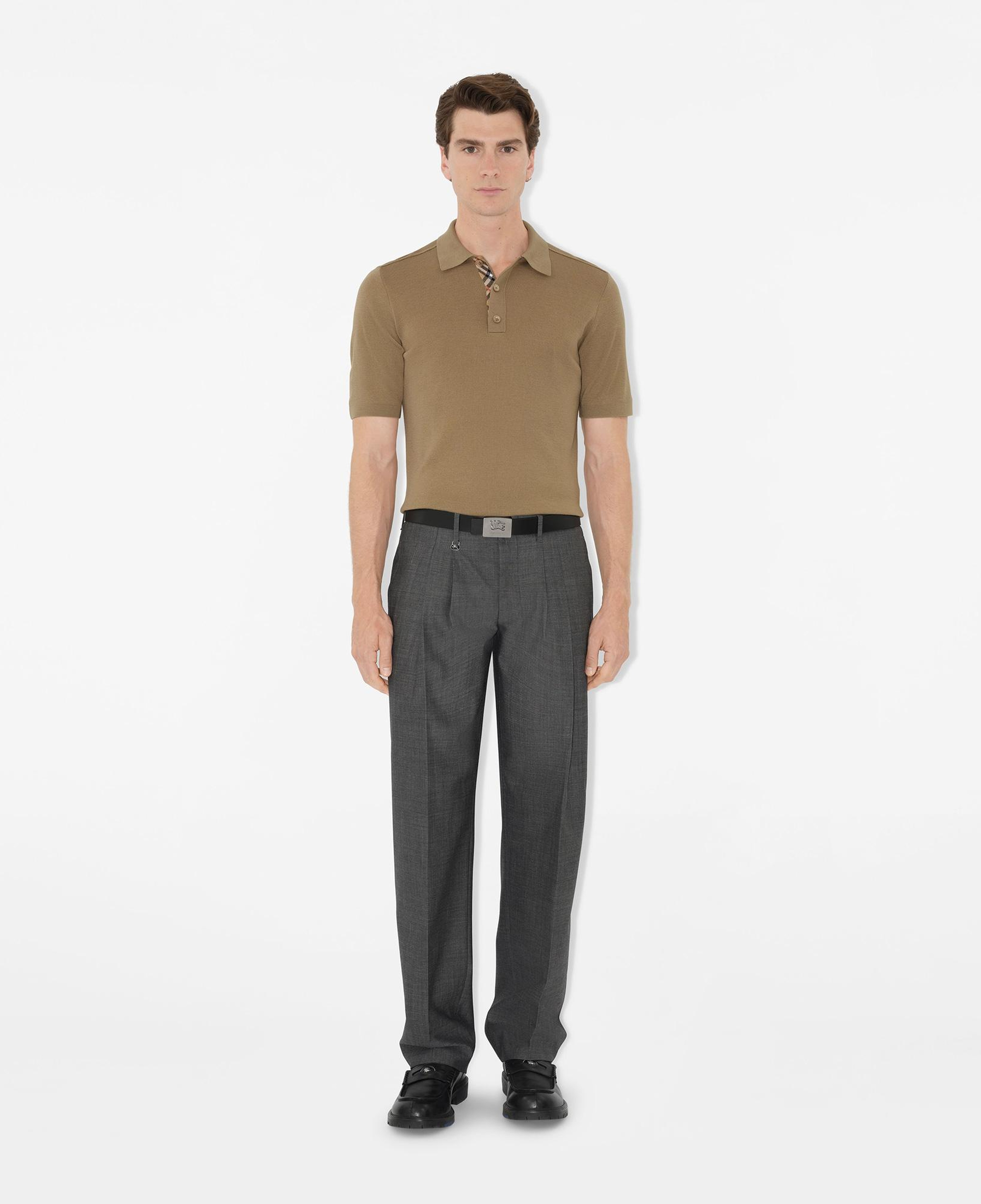 Burberry Marcus Wool Erkek Bej Triko