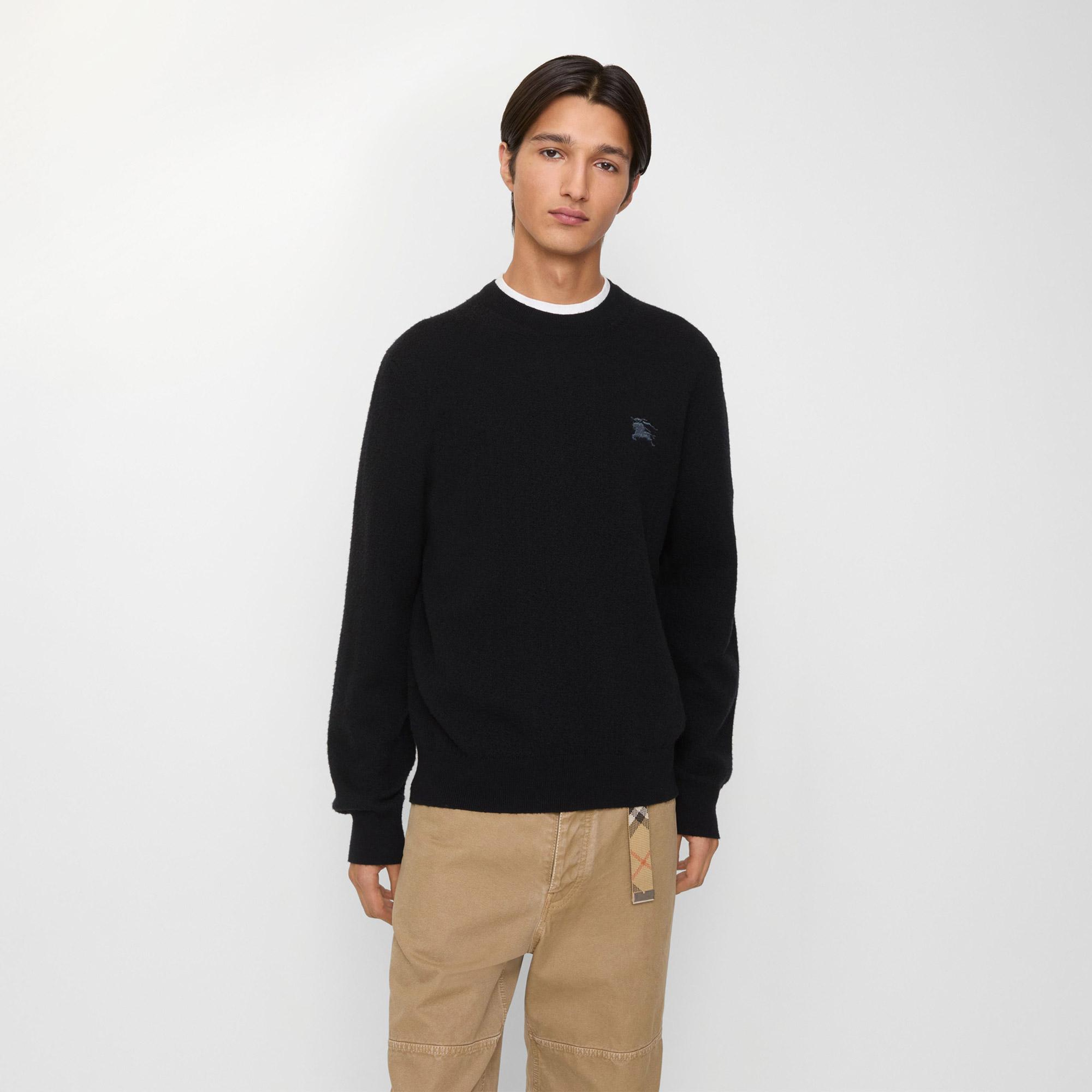 Burberry Clifford Erkek Siyah Triko