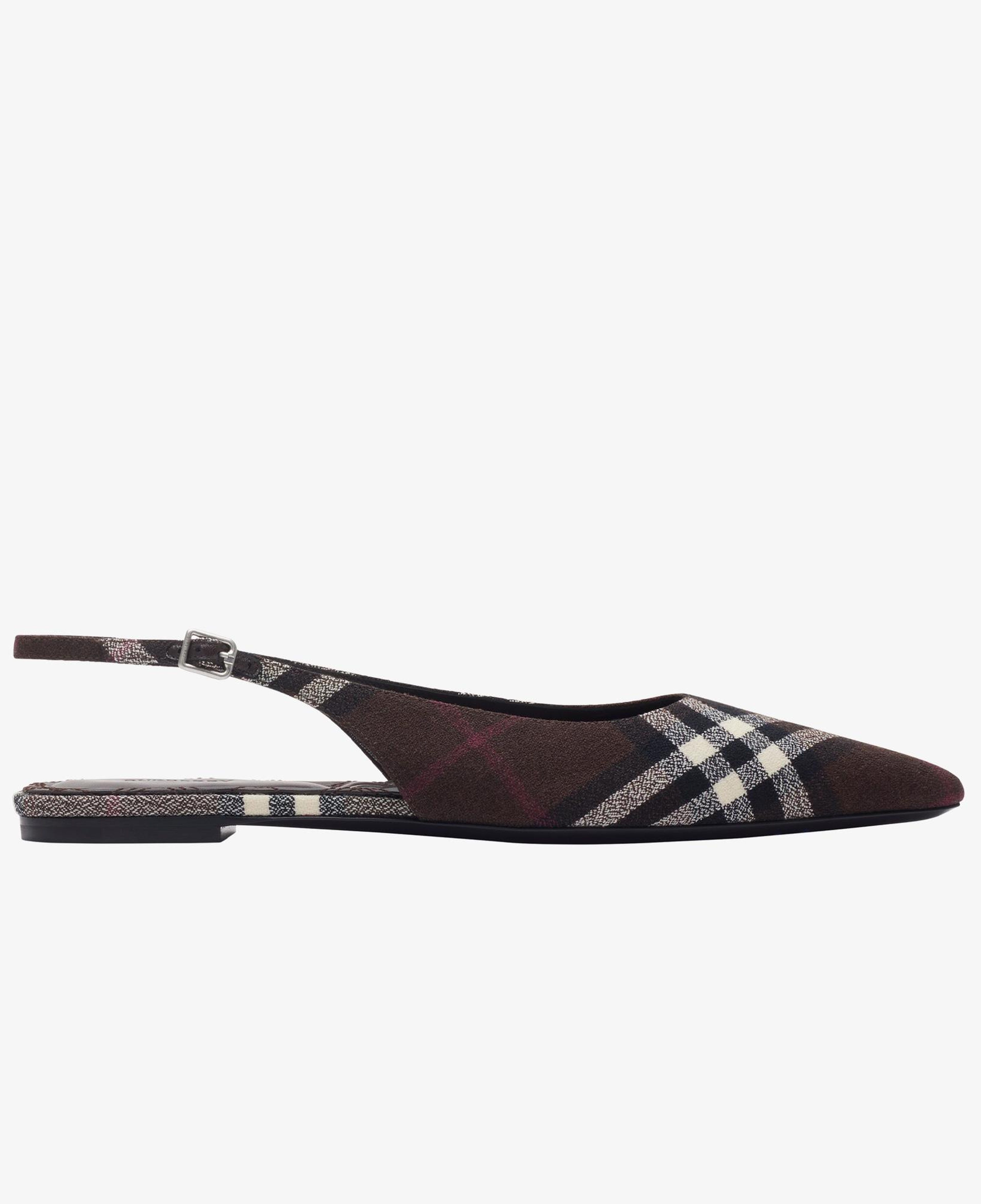Burberry Dame Slingback Kadın Bordo Babet