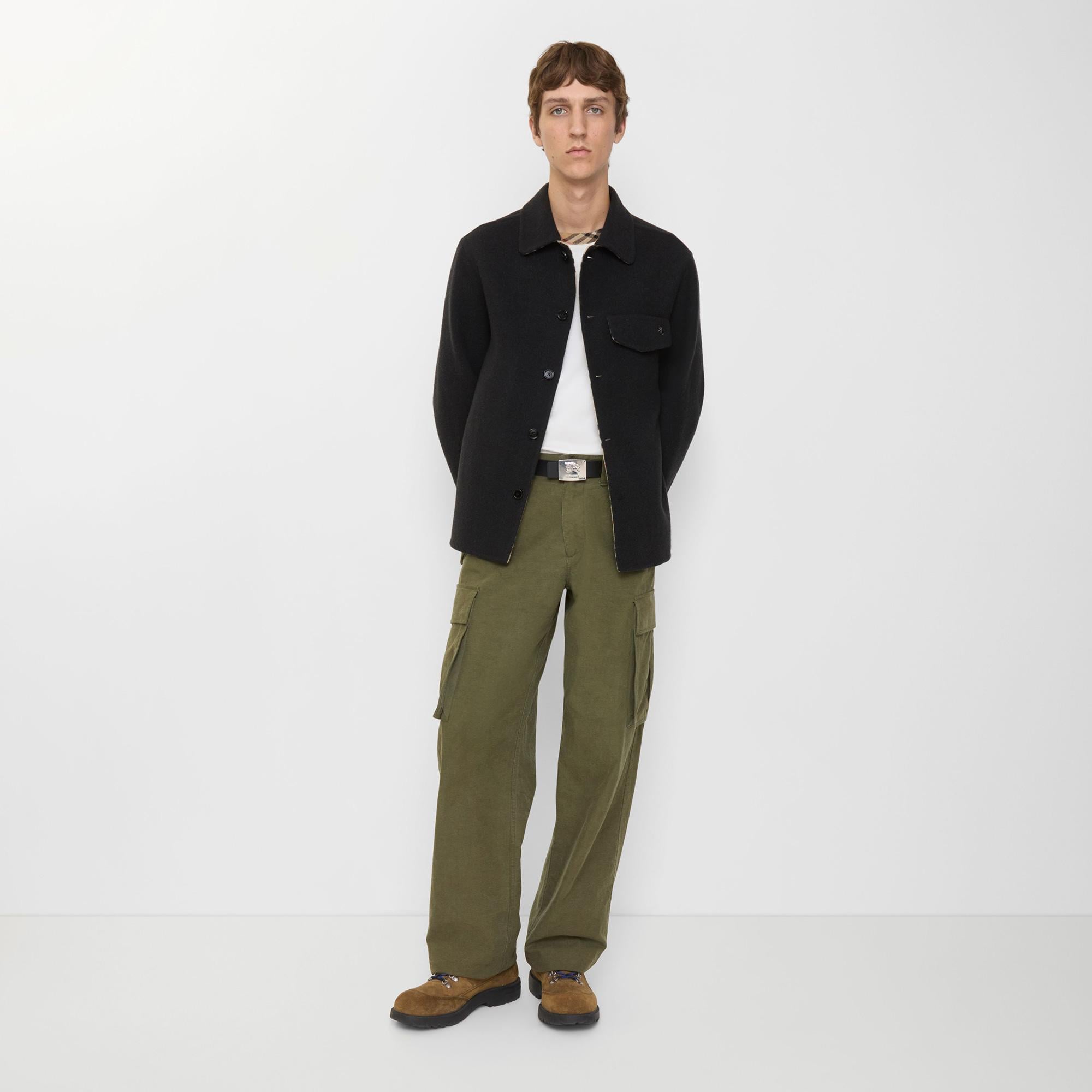 Burberry Thorn Erkek Siyah Mont
