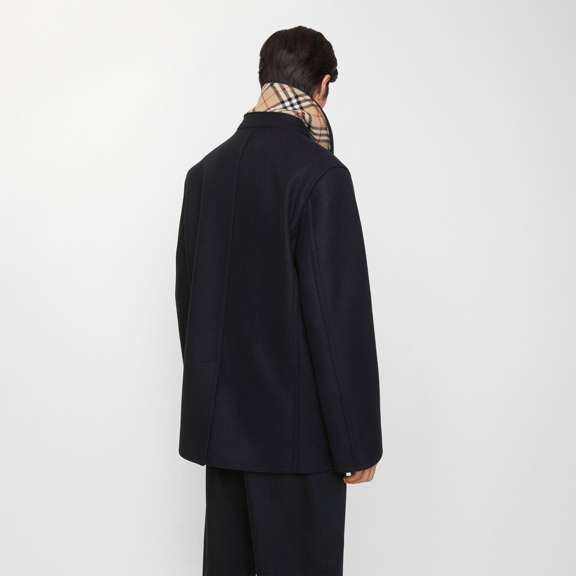 Burberry Shelborne Erkek Lacivert Kaban