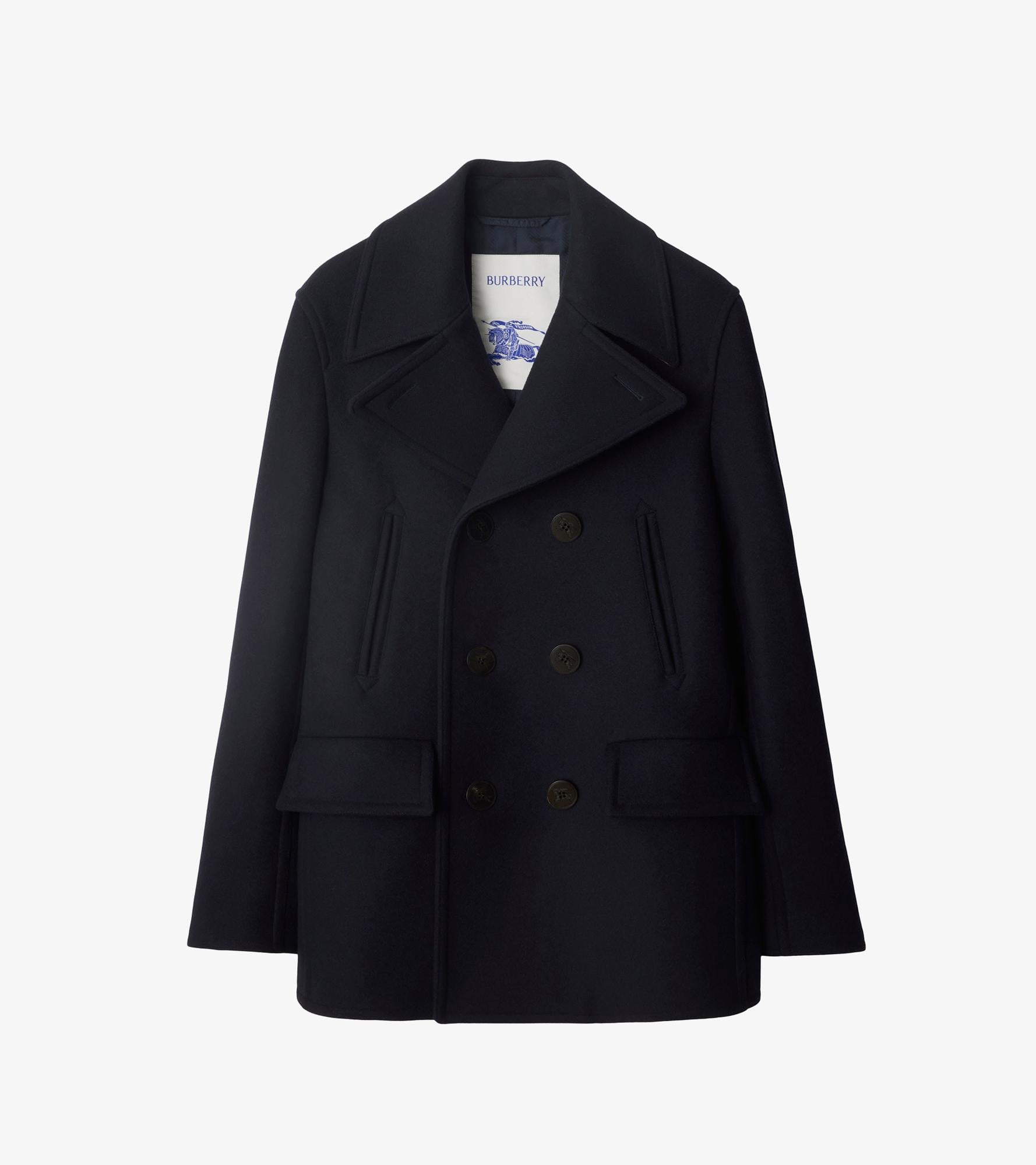 Burberry Shelborne Erkek Lacivert Kaban