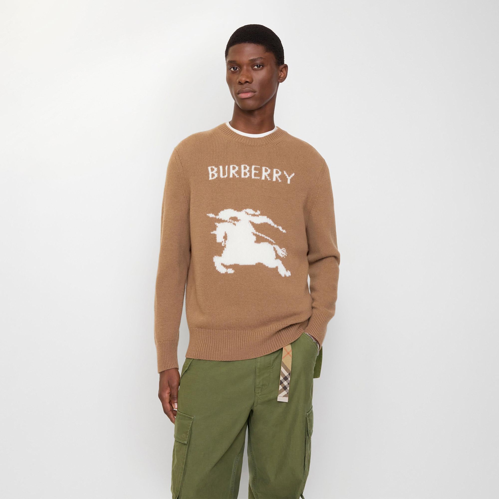 Burberry Bobby Erkek Bej Triko