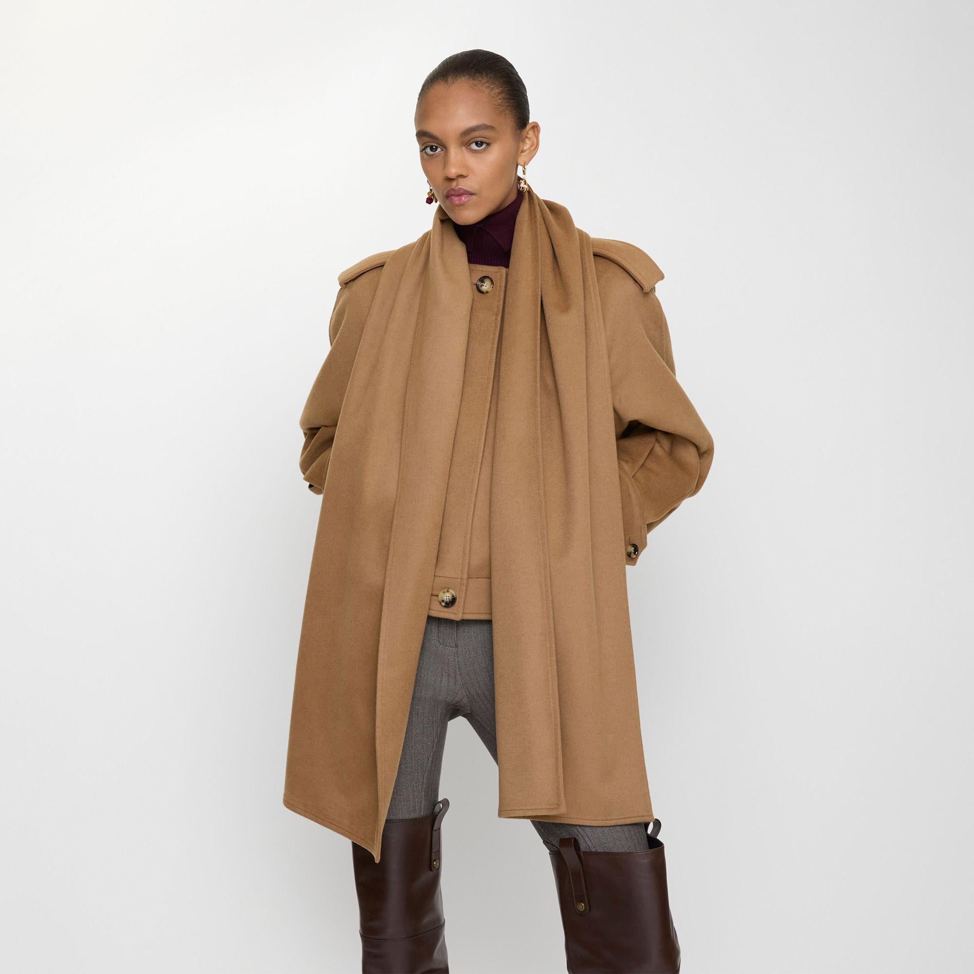 Burberry Oldbrook Kadın Bej Kaban