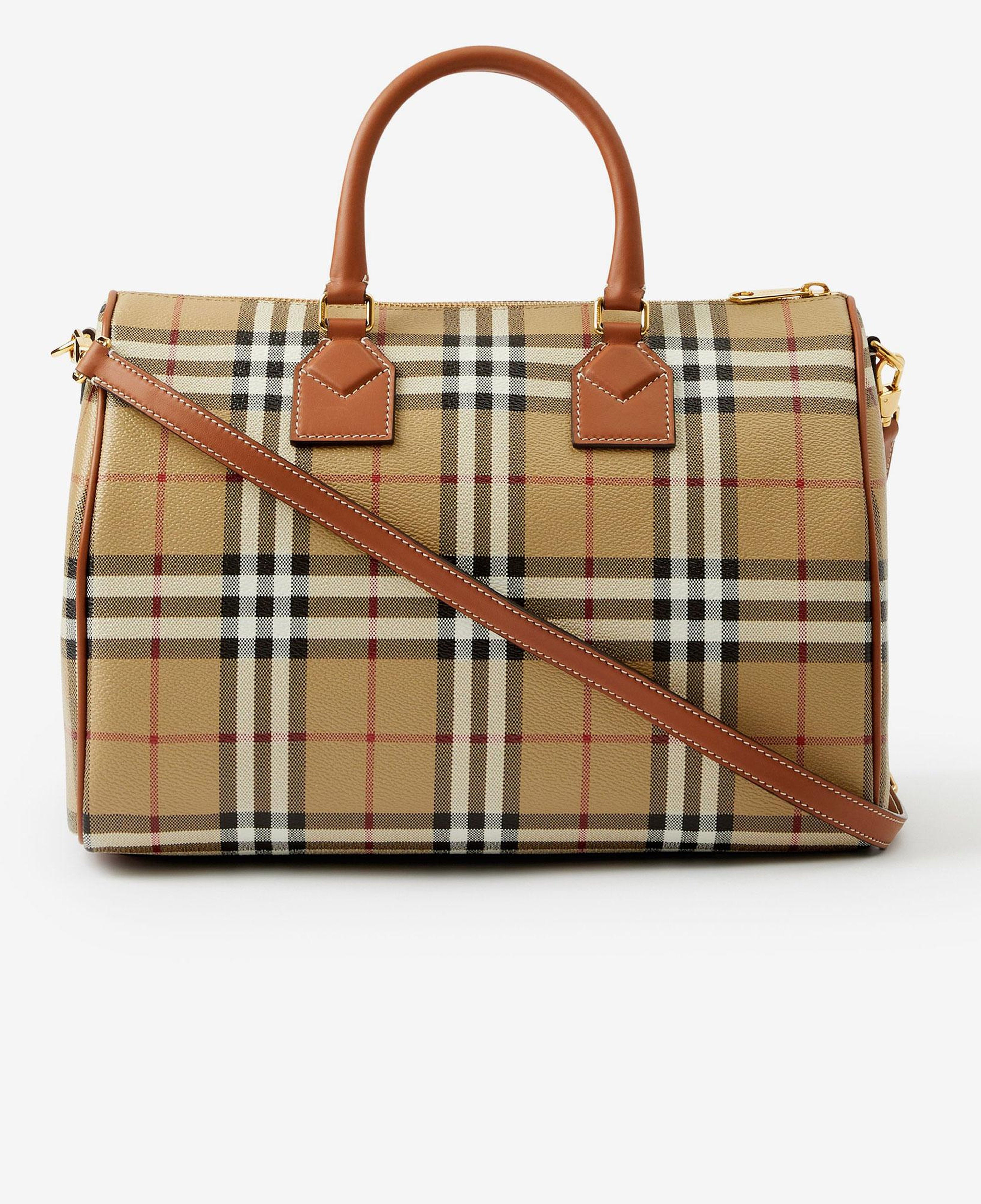 Burberry Bowling Kadın Bej El Çantası