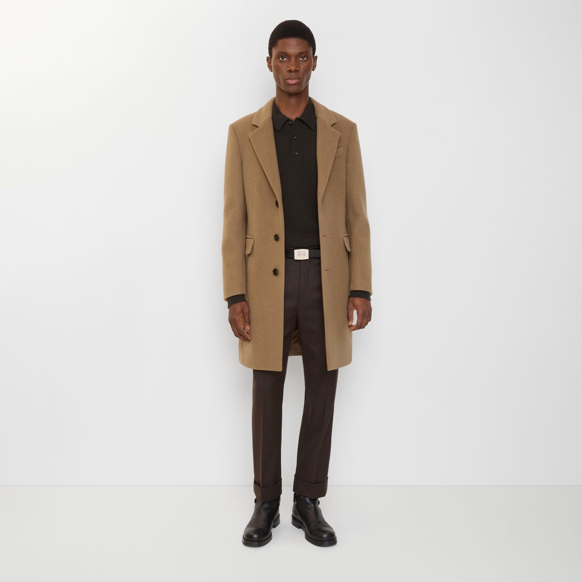 Burberry Beverley Erkek Bej Kaban