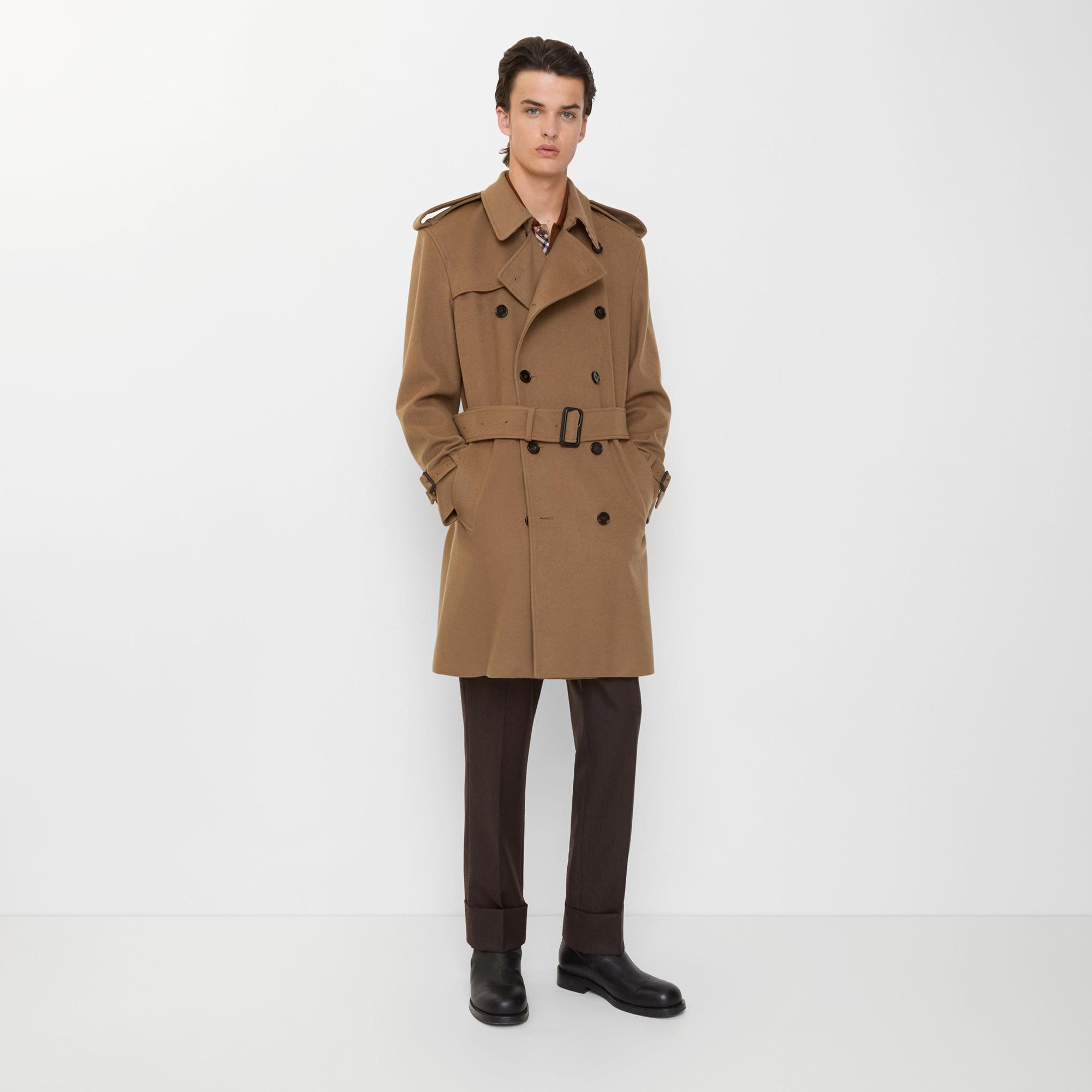 Burberry Hastings Erkek Bej Kaban