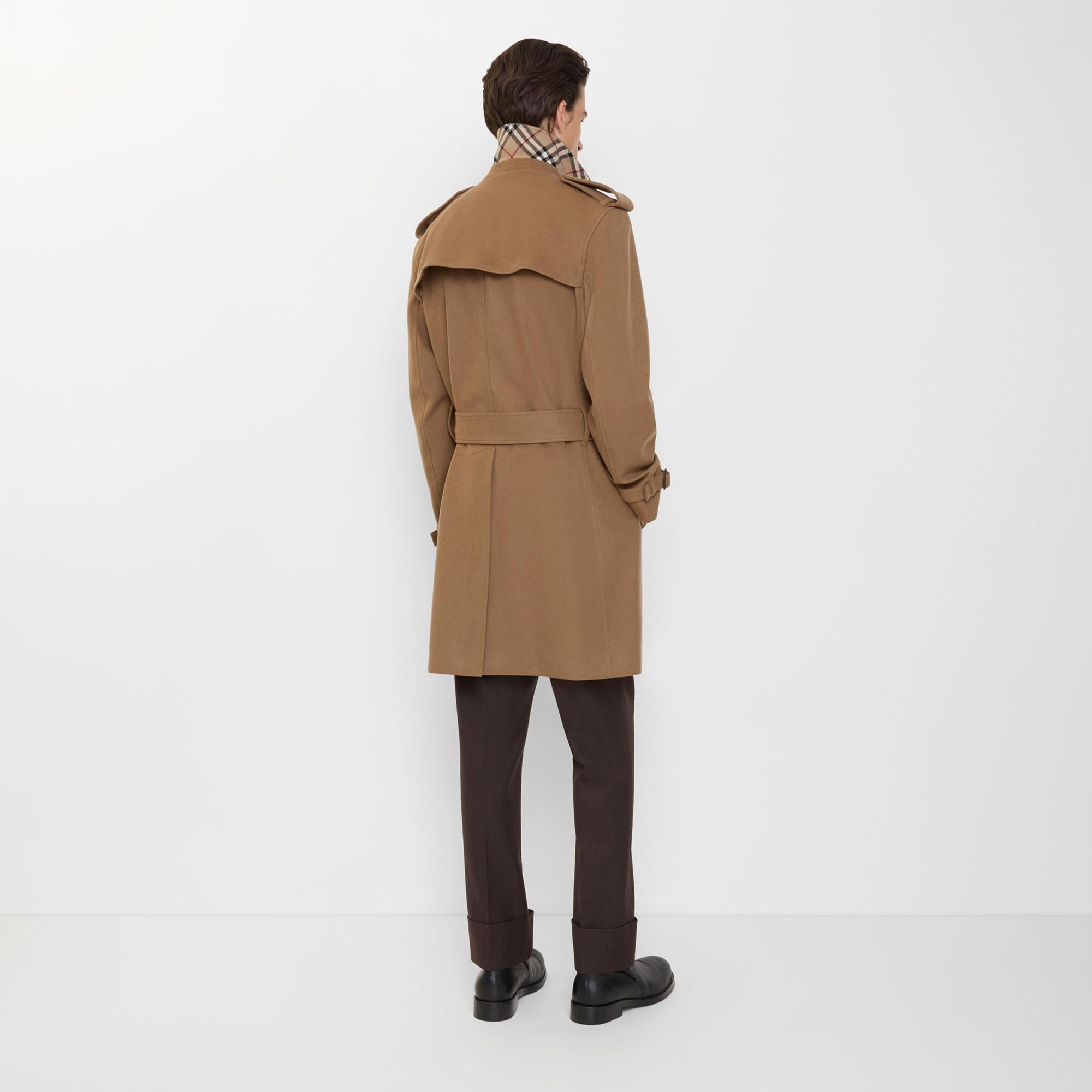 Burberry Hastings Erkek Bej Kaban